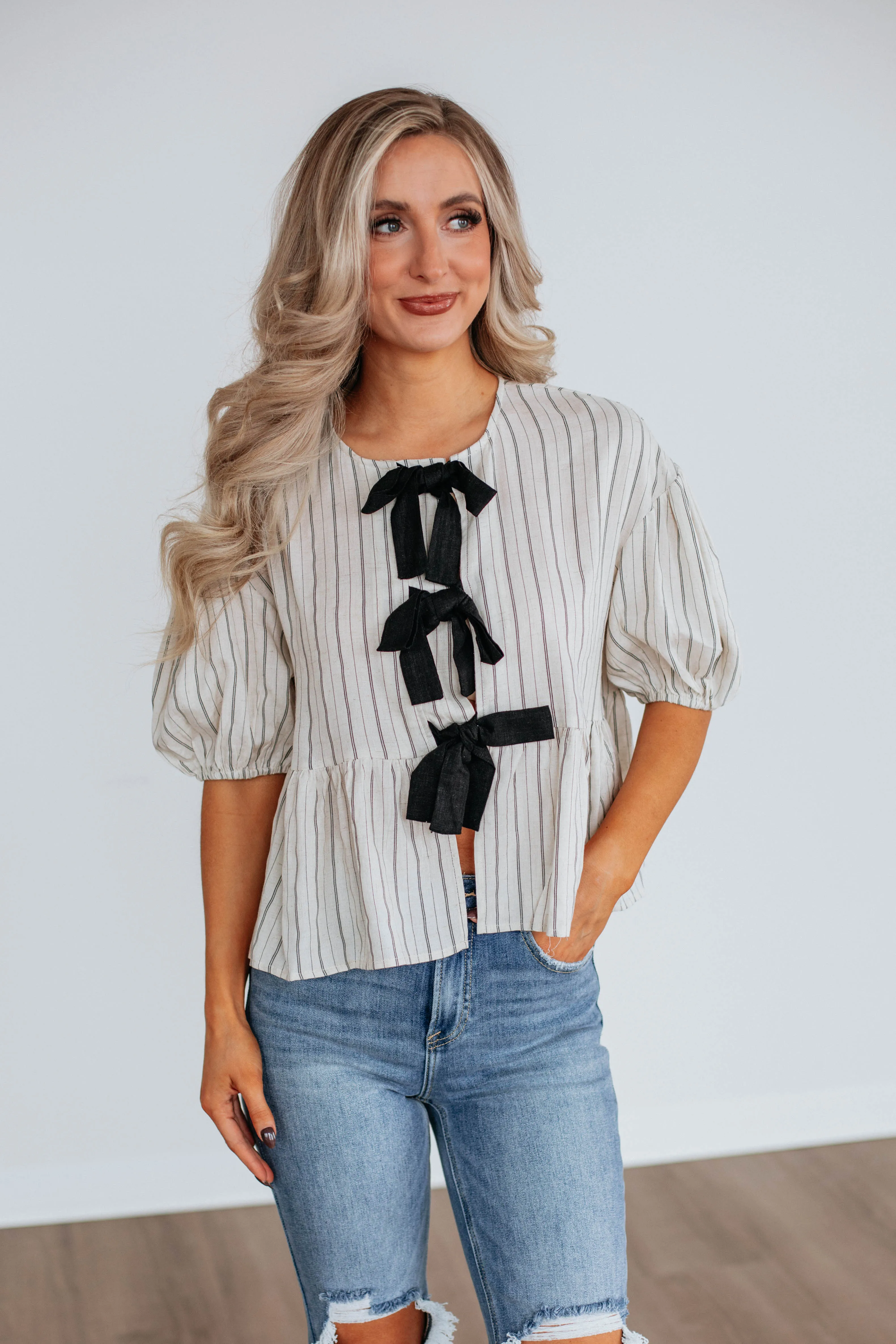 Sonia Striped Top sold by Wild Oak Boutique product image thumbnail 5