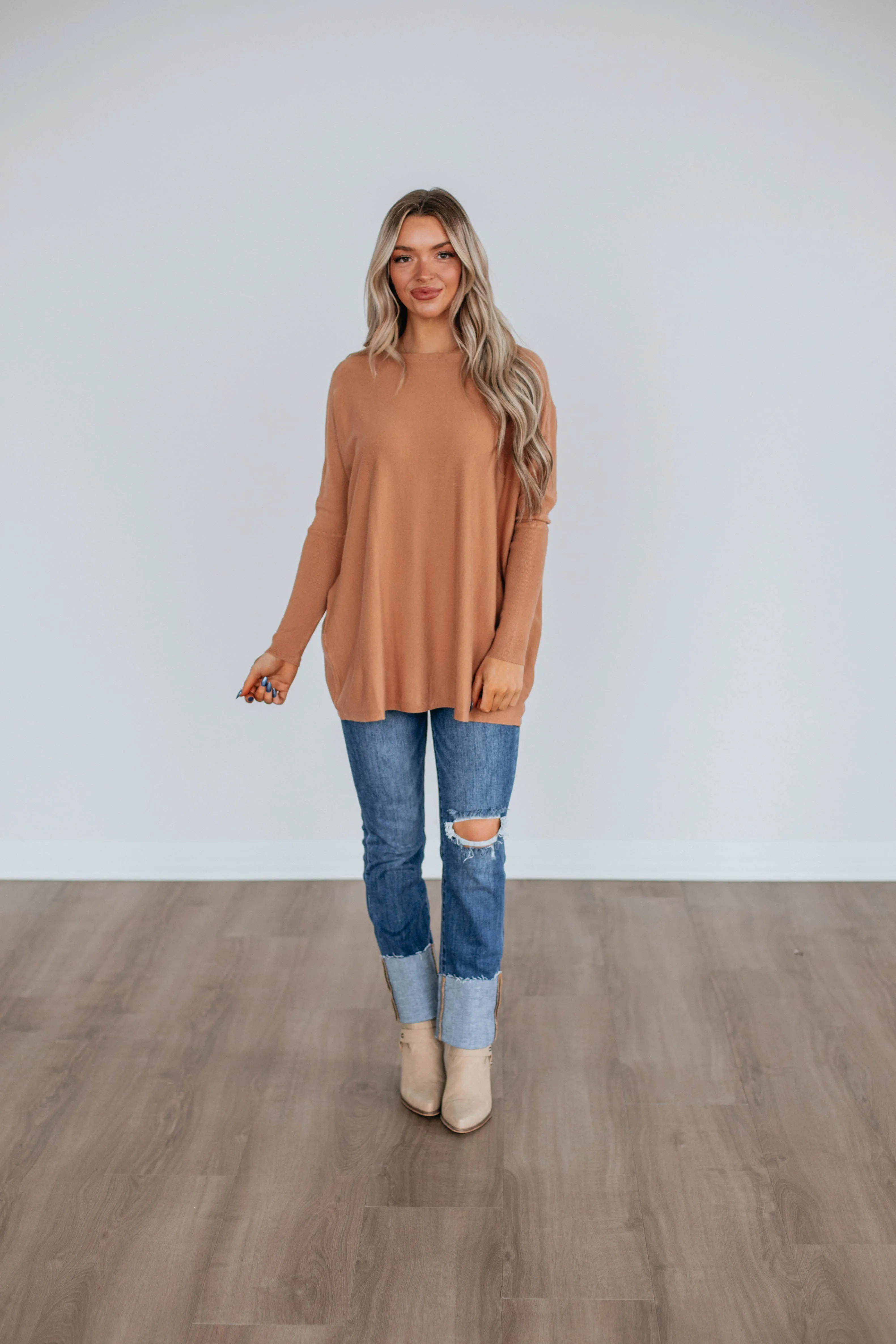 Edella Sweater - Toast sold by Wild Oak Boutique product image thumbnail 2