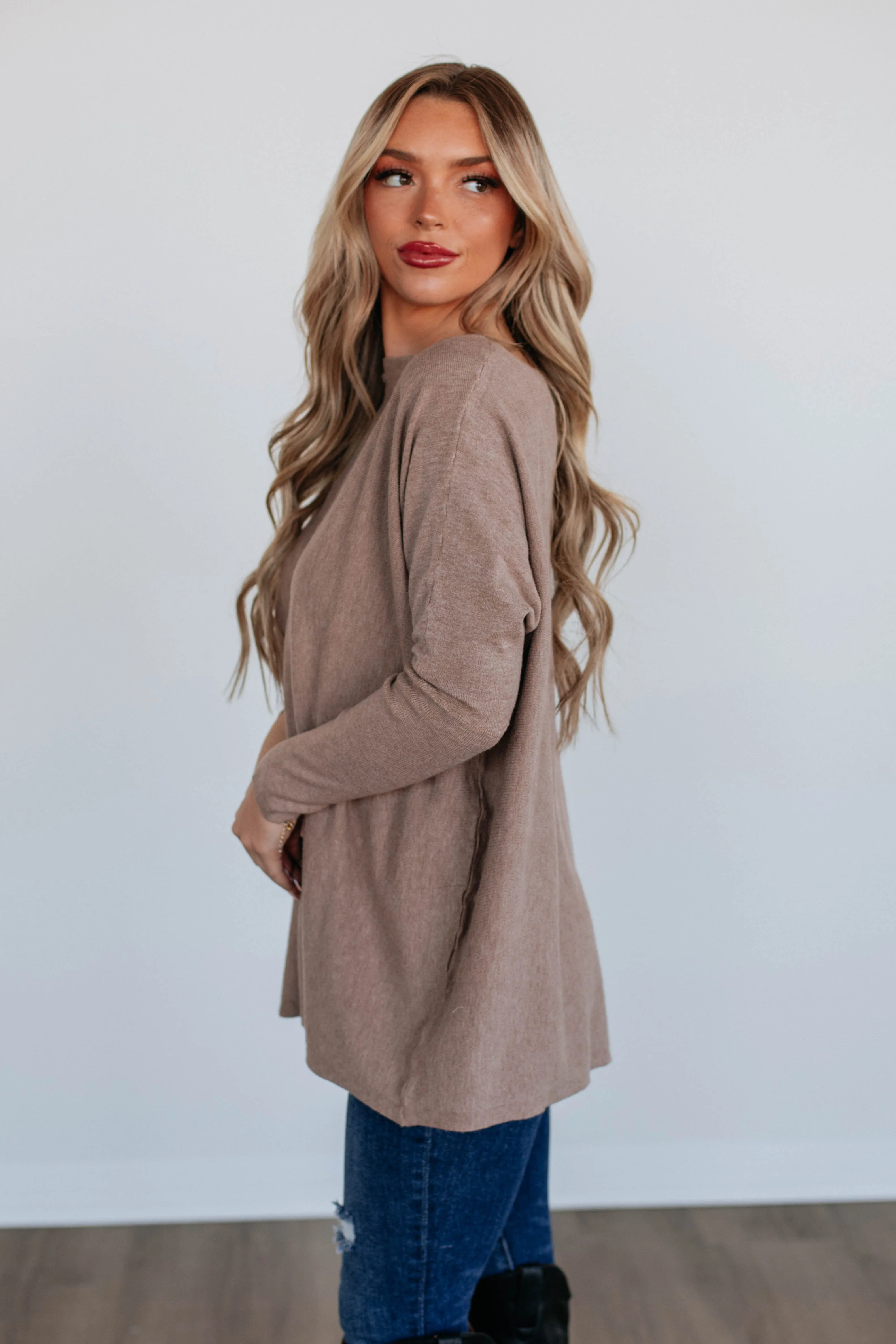 Edella Sweater - Latte sold by Wild Oak Boutique product image thumbnail 5