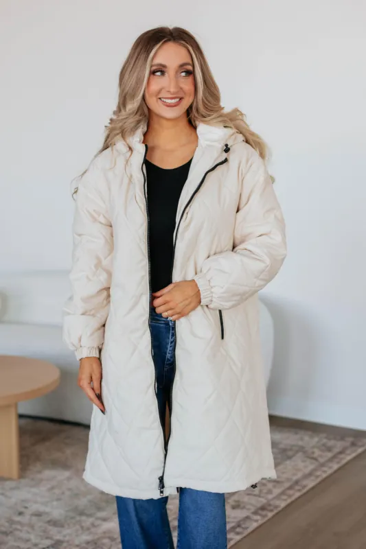Paige Quilted Puffer Coat sold by Wild Oak Boutique