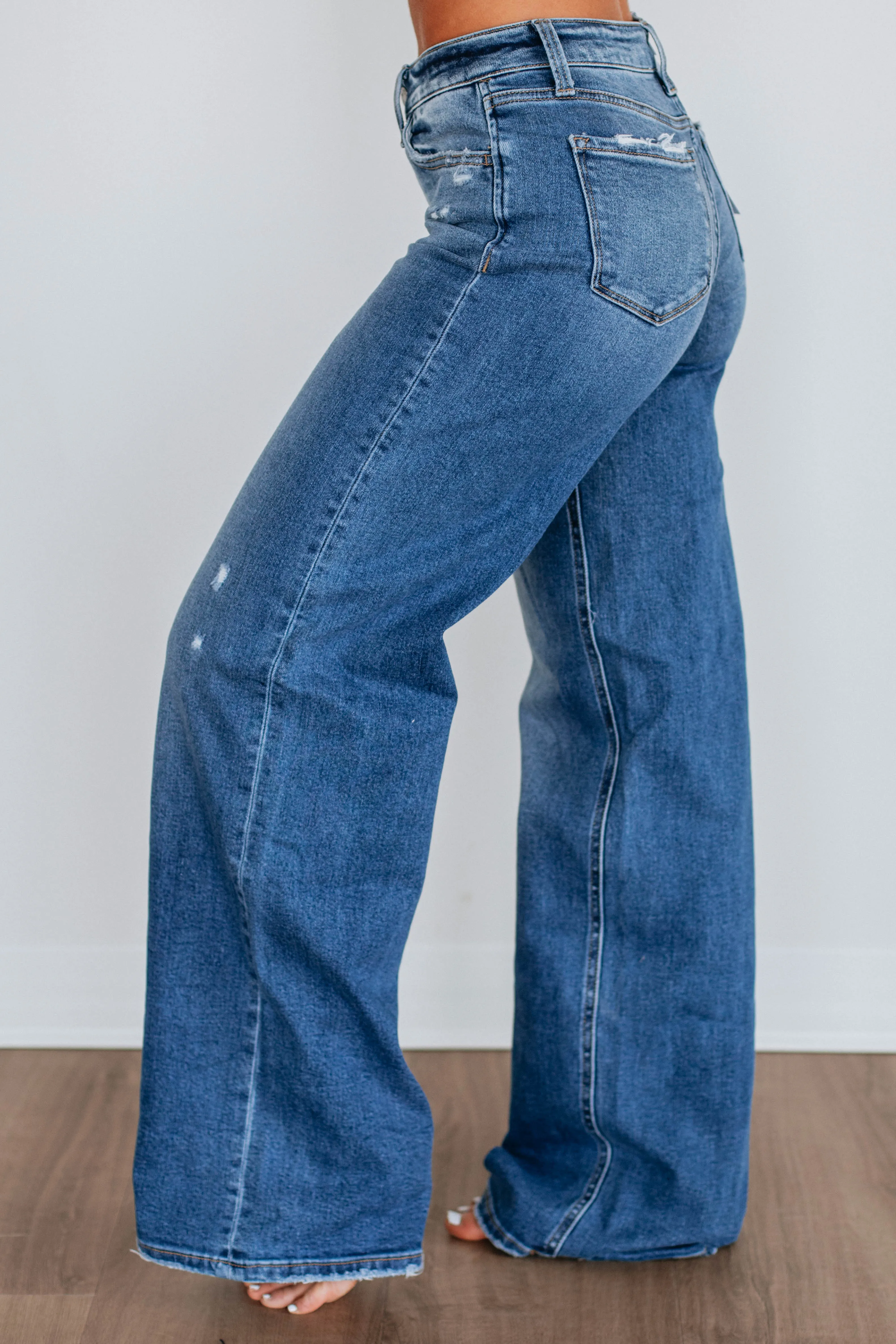 Olivia Vervet Jeans - Dark Wash sold by Wild Oak Boutique product image thumbnail 2
