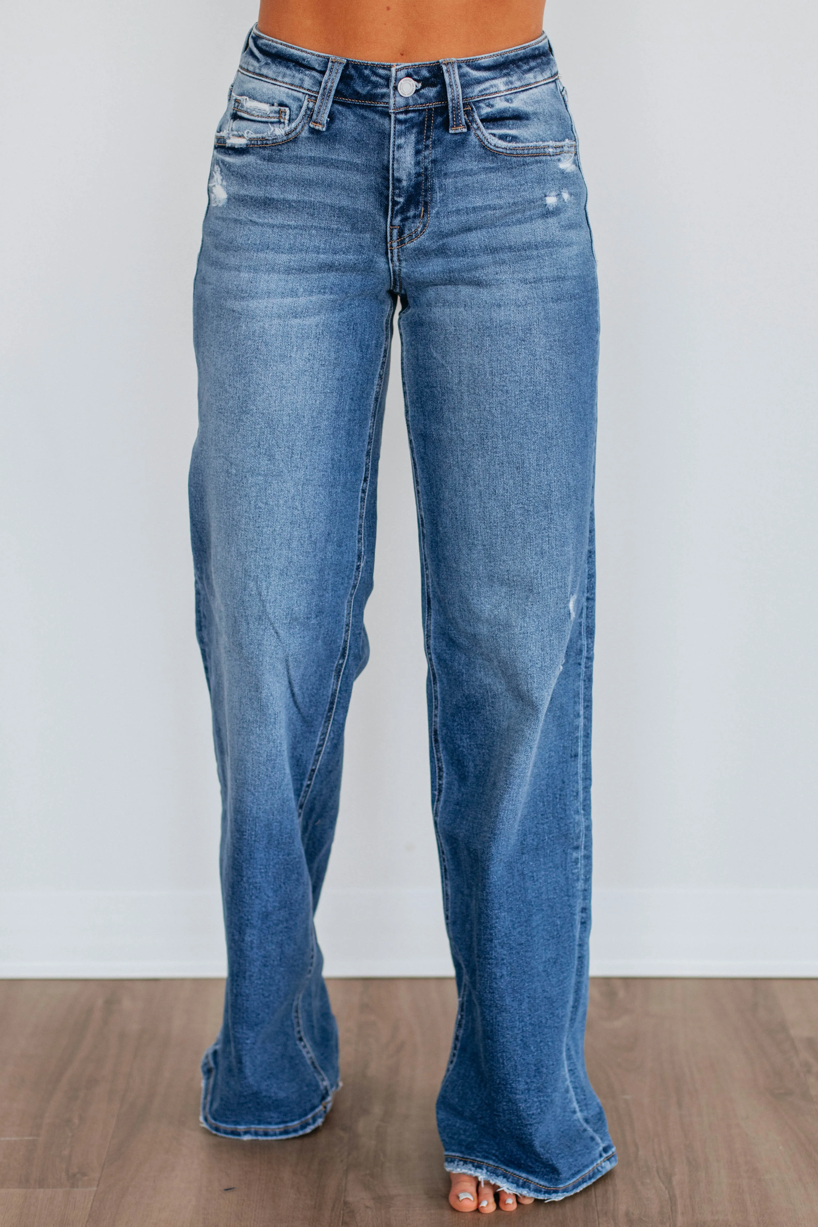 Olivia Vervet Jeans - Dark Wash sold by Wild Oak Boutique