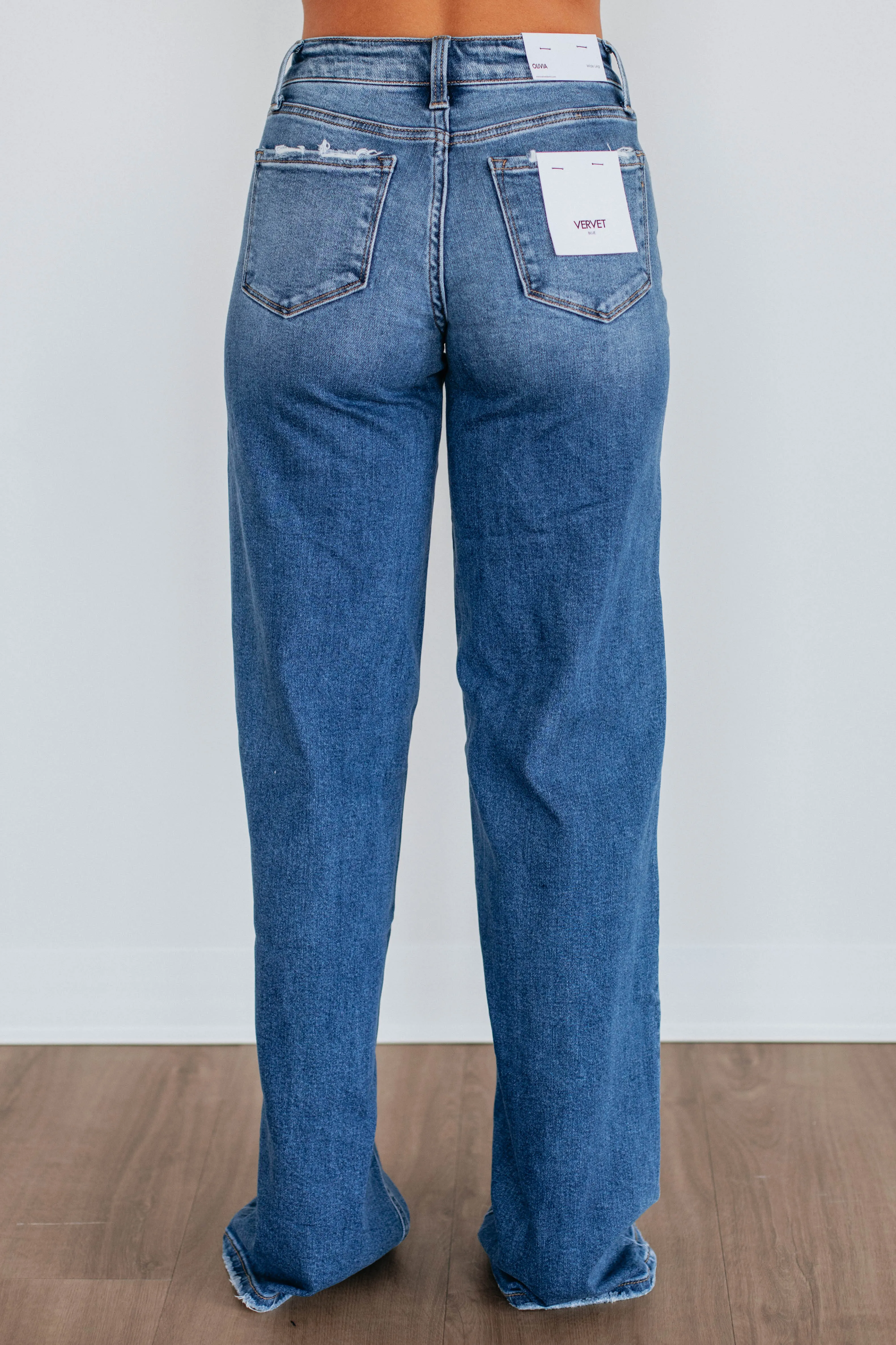 Olivia Vervet Jeans - Dark Wash sold by Wild Oak Boutique product image thumbnail 4