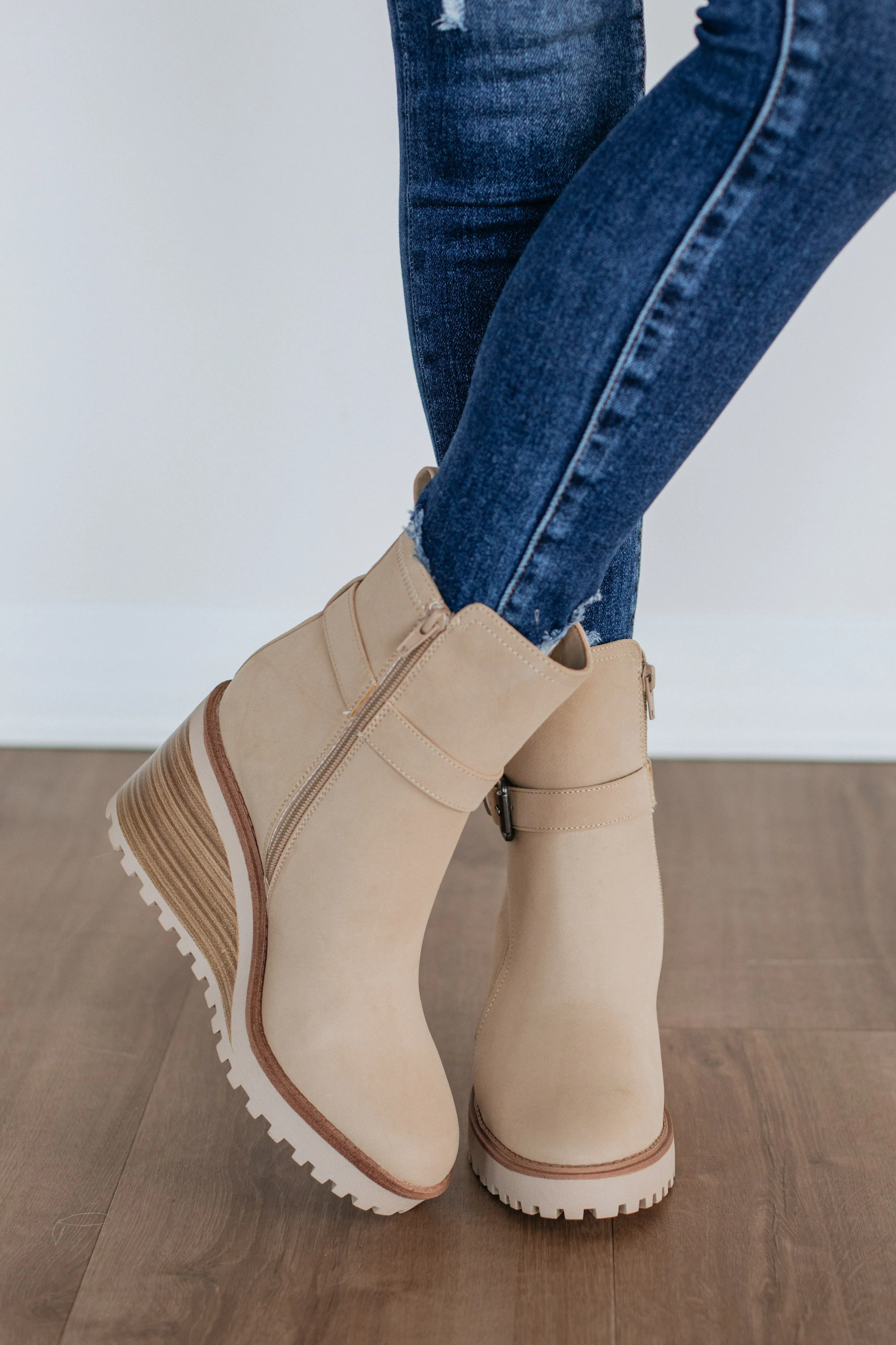Keep It Contained Boots - Sand sold by Wild Oak Boutique product image thumbnail 3