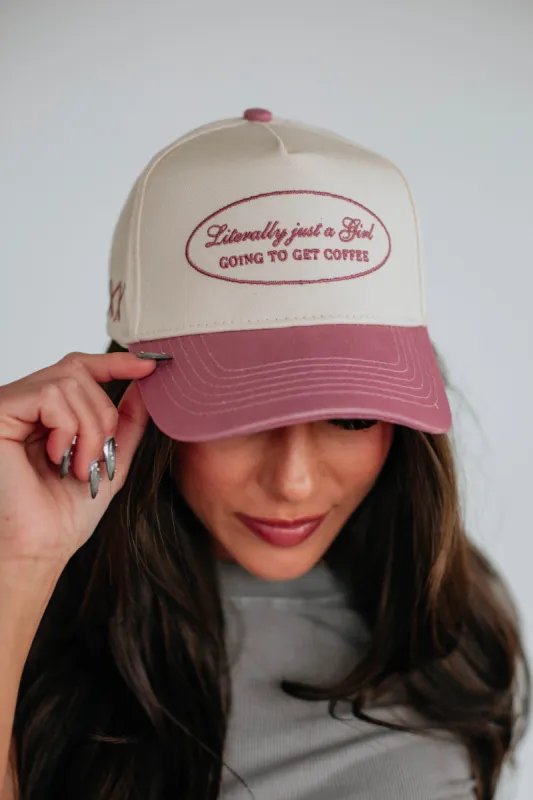 Literally Just A Girl Trucker Hat sold by Wild Oak Boutique