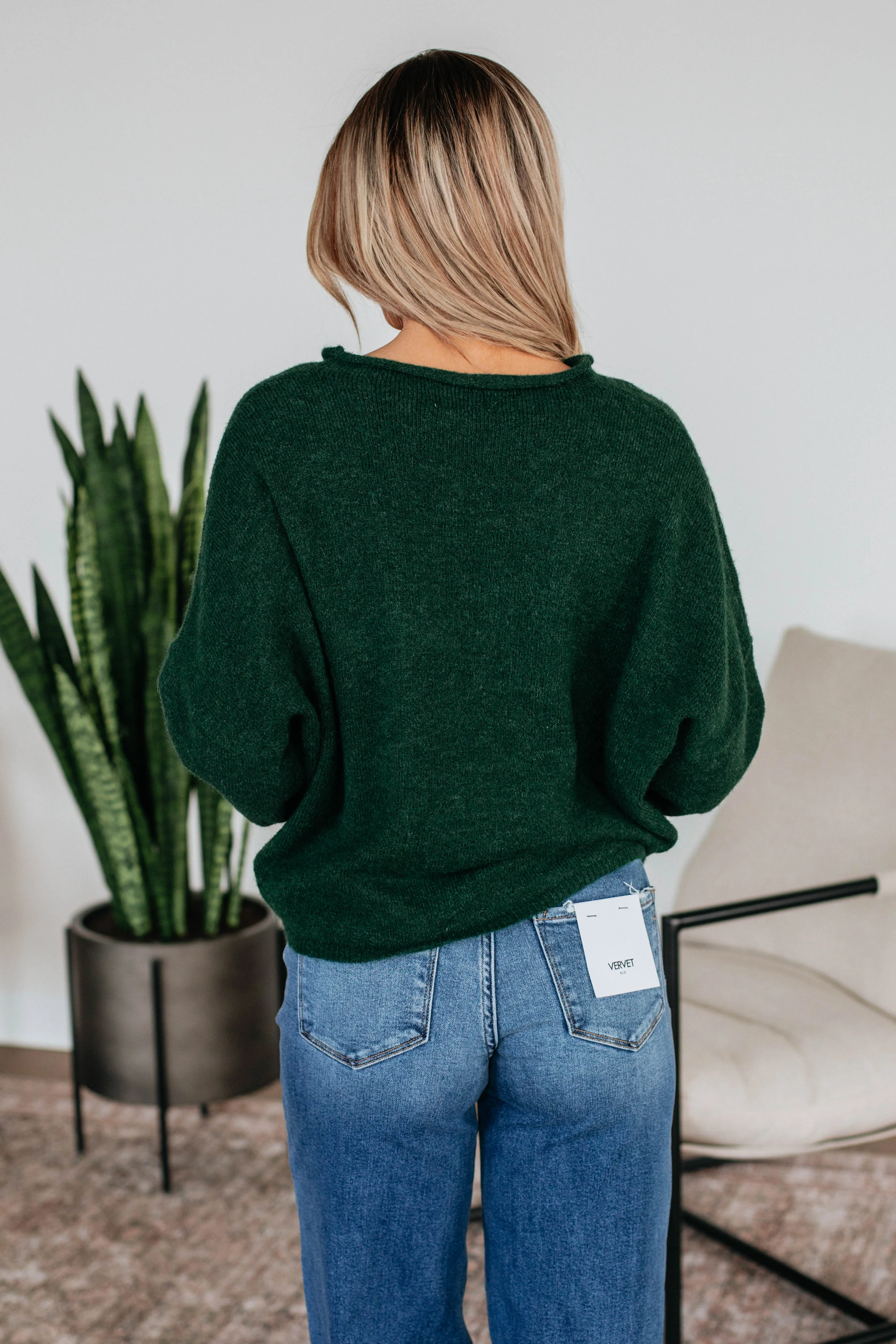 Brooke Cardigan - Forest Green sold by Wild Oak Boutique product image thumbnail 5