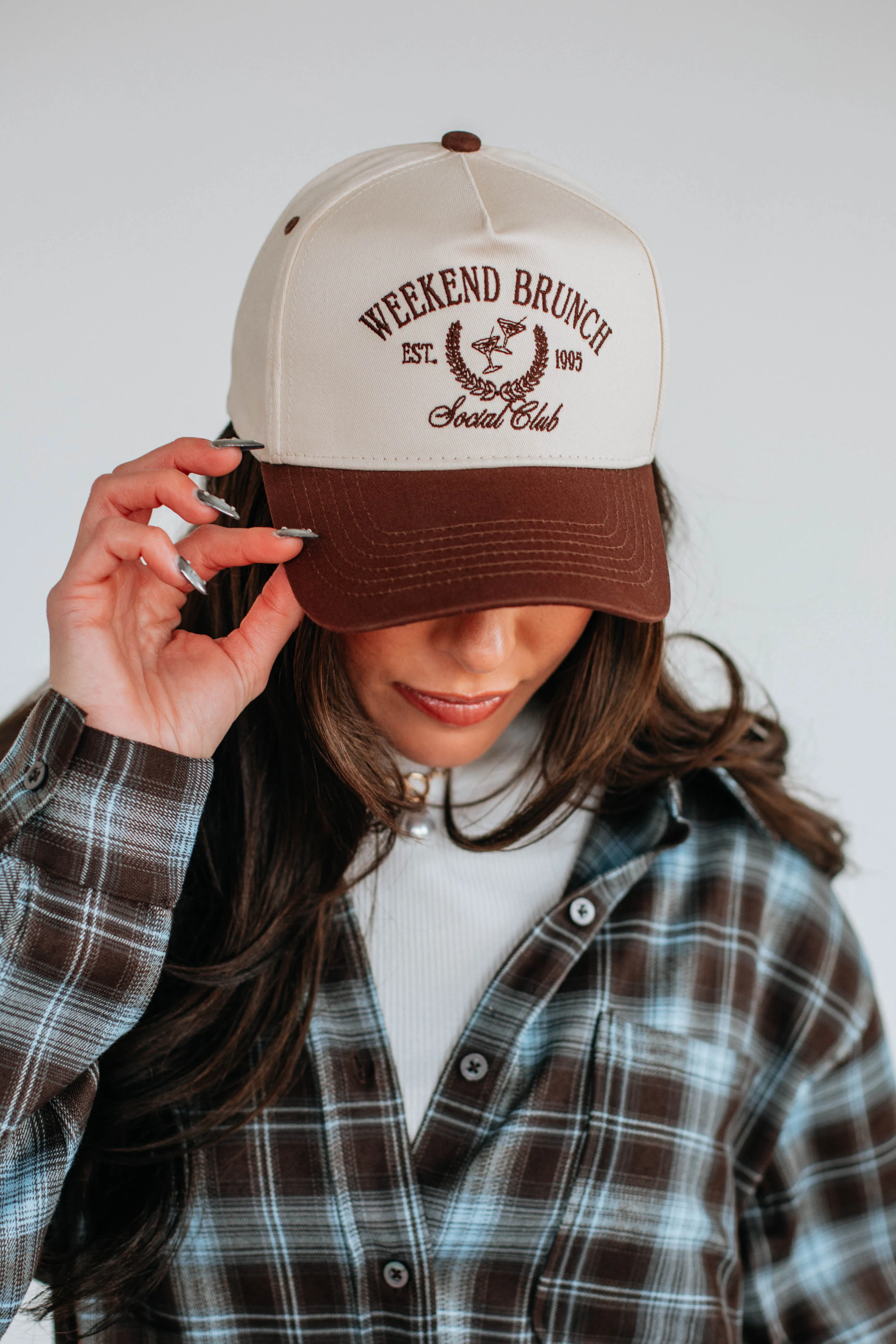 Weekend Brunch Club Trucker Hat sold by Wild Oak Boutique product image thumbnail 3