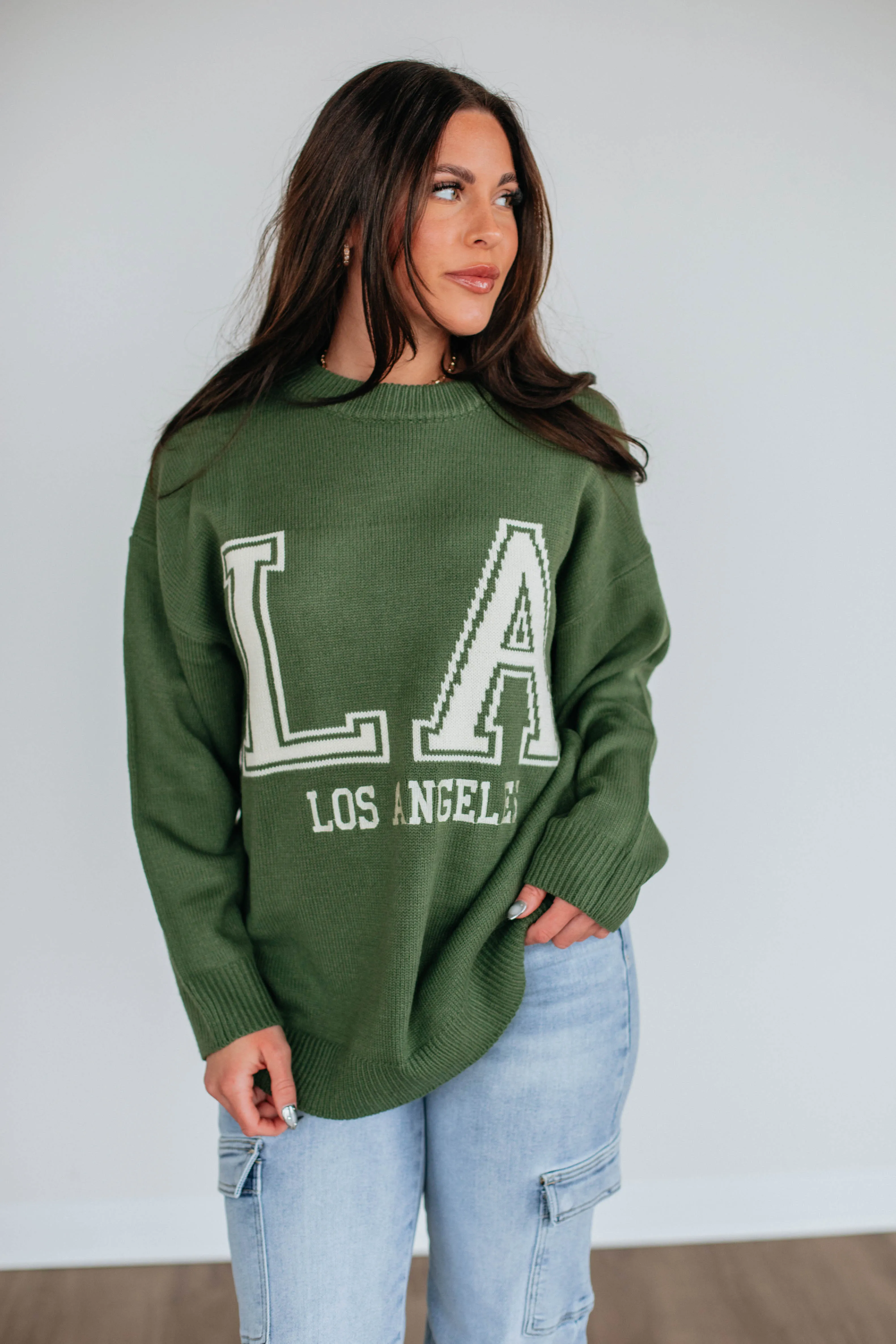 Los Angeles Knit Sweater sold by Wild Oak Boutique product image thumbnail 4