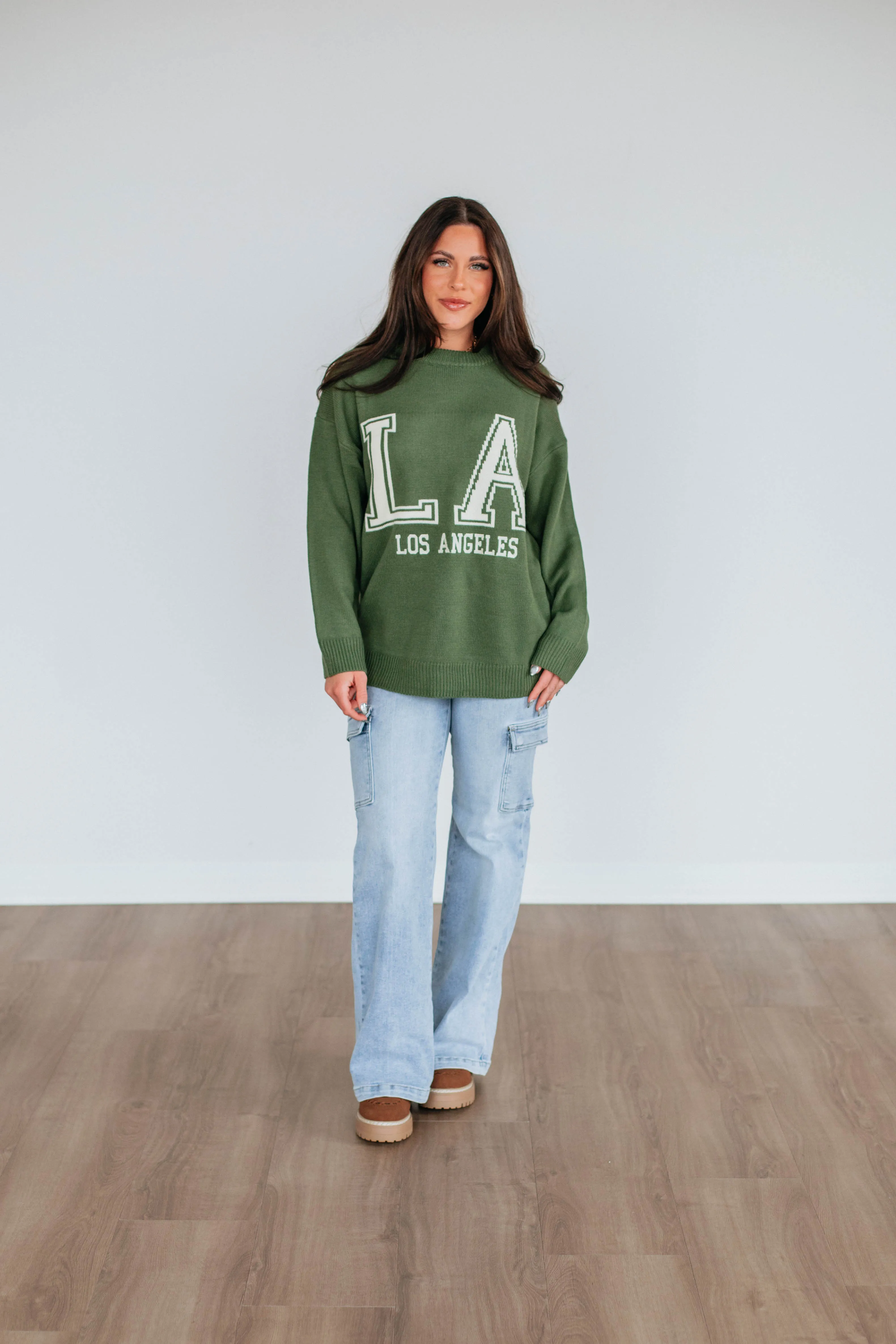 Los Angeles Knit Sweater sold by Wild Oak Boutique product image thumbnail 2