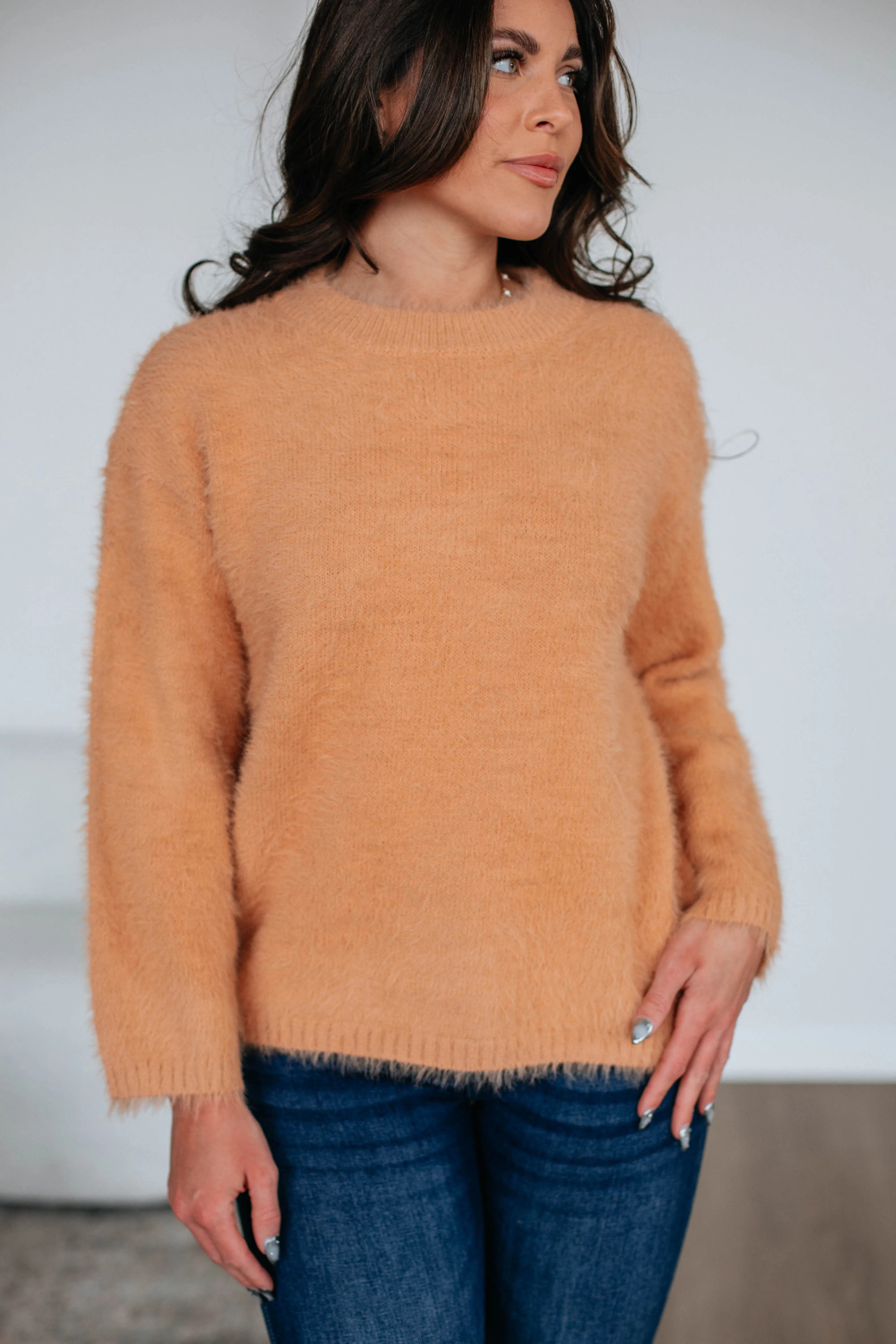 Everly Sweater - Light Camel sold by Wild Oak Boutique product image thumbnail 4