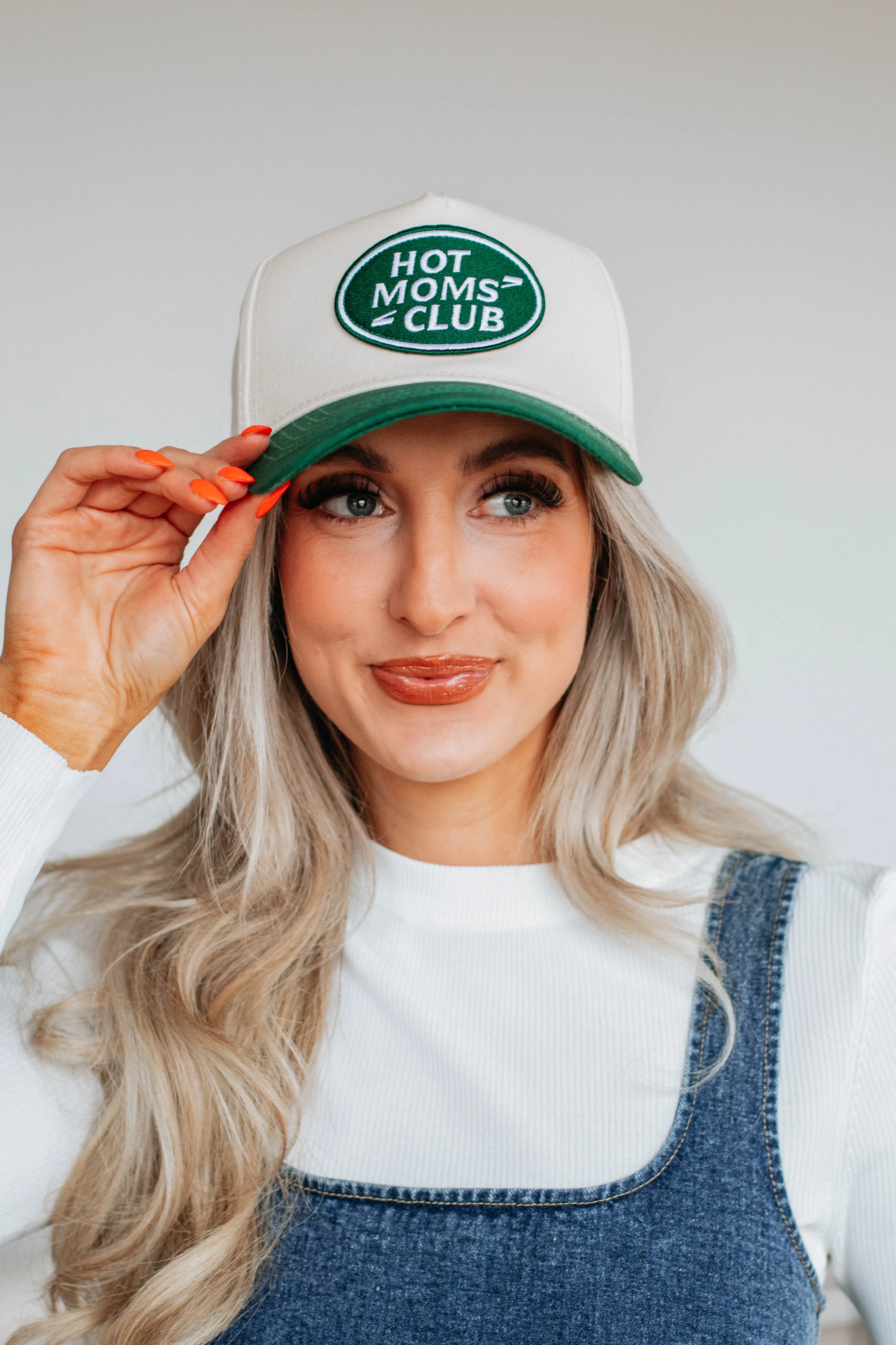 Hot Moms Club Trucker Hat sold by Wild Oak Boutique