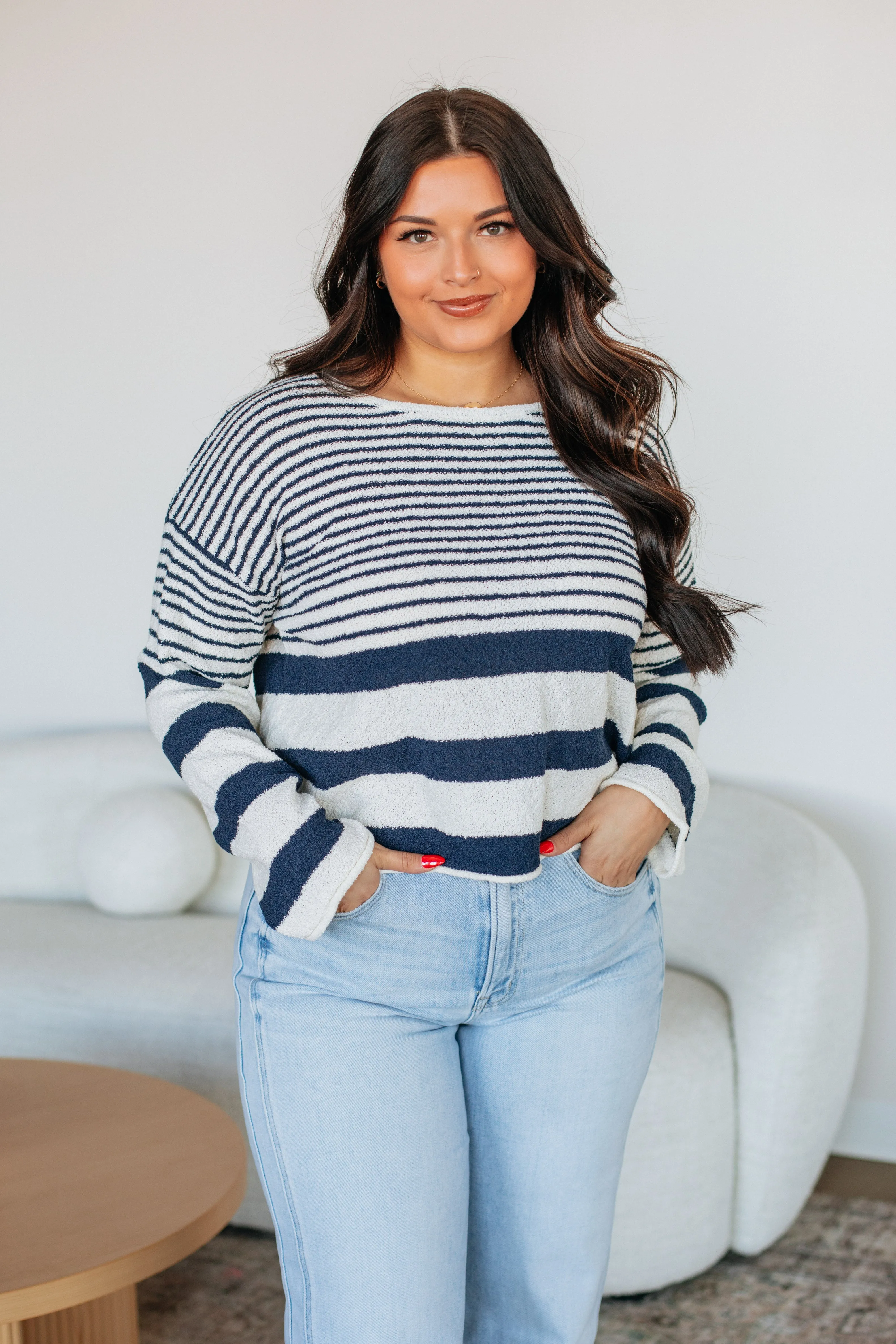 Jenner Striped Sweater sold by Wild Oak Boutique product image thumbnail 4