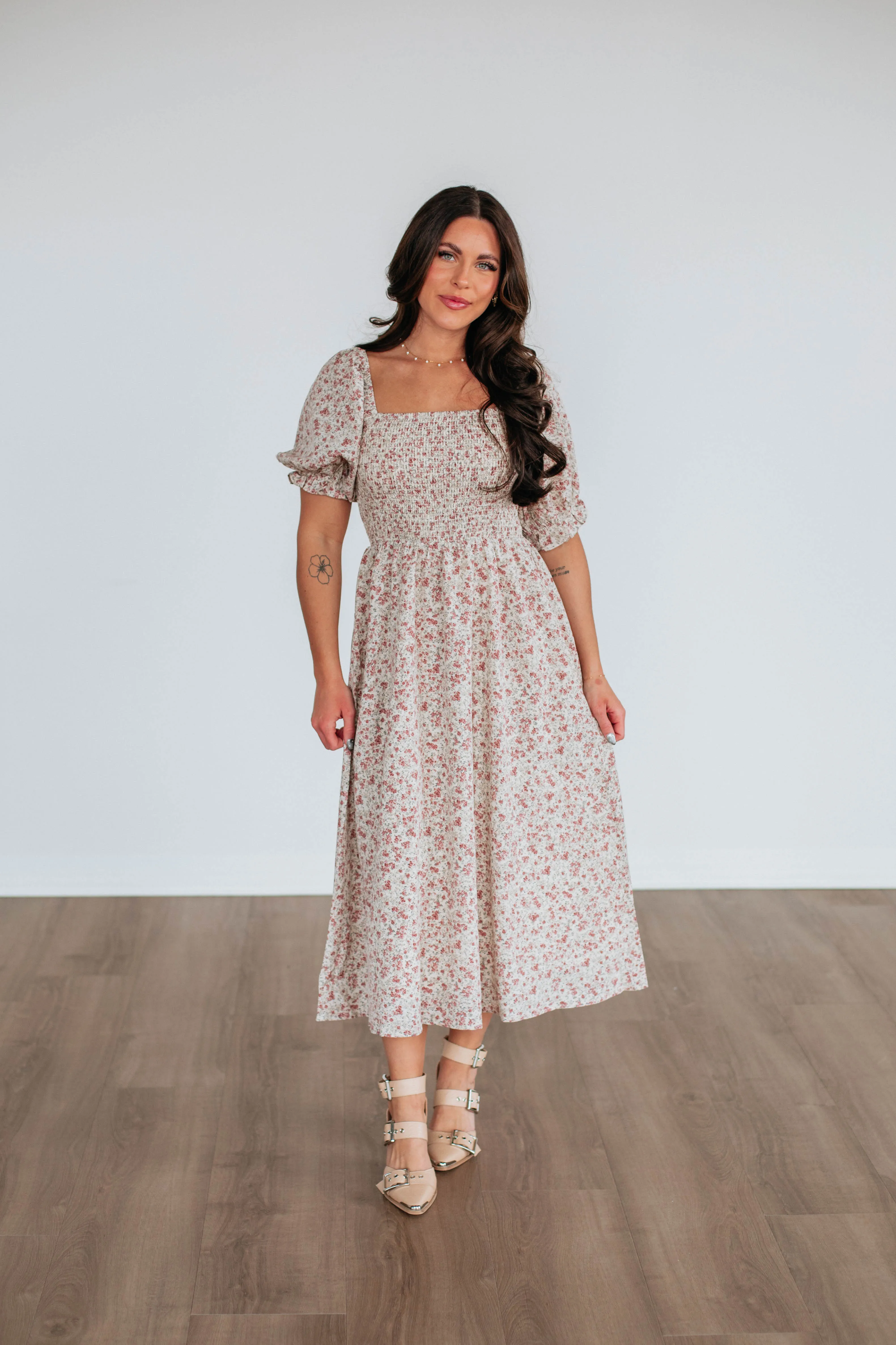 Hazel Floral Dress sold by Wild Oak Boutique product image thumbnail 4