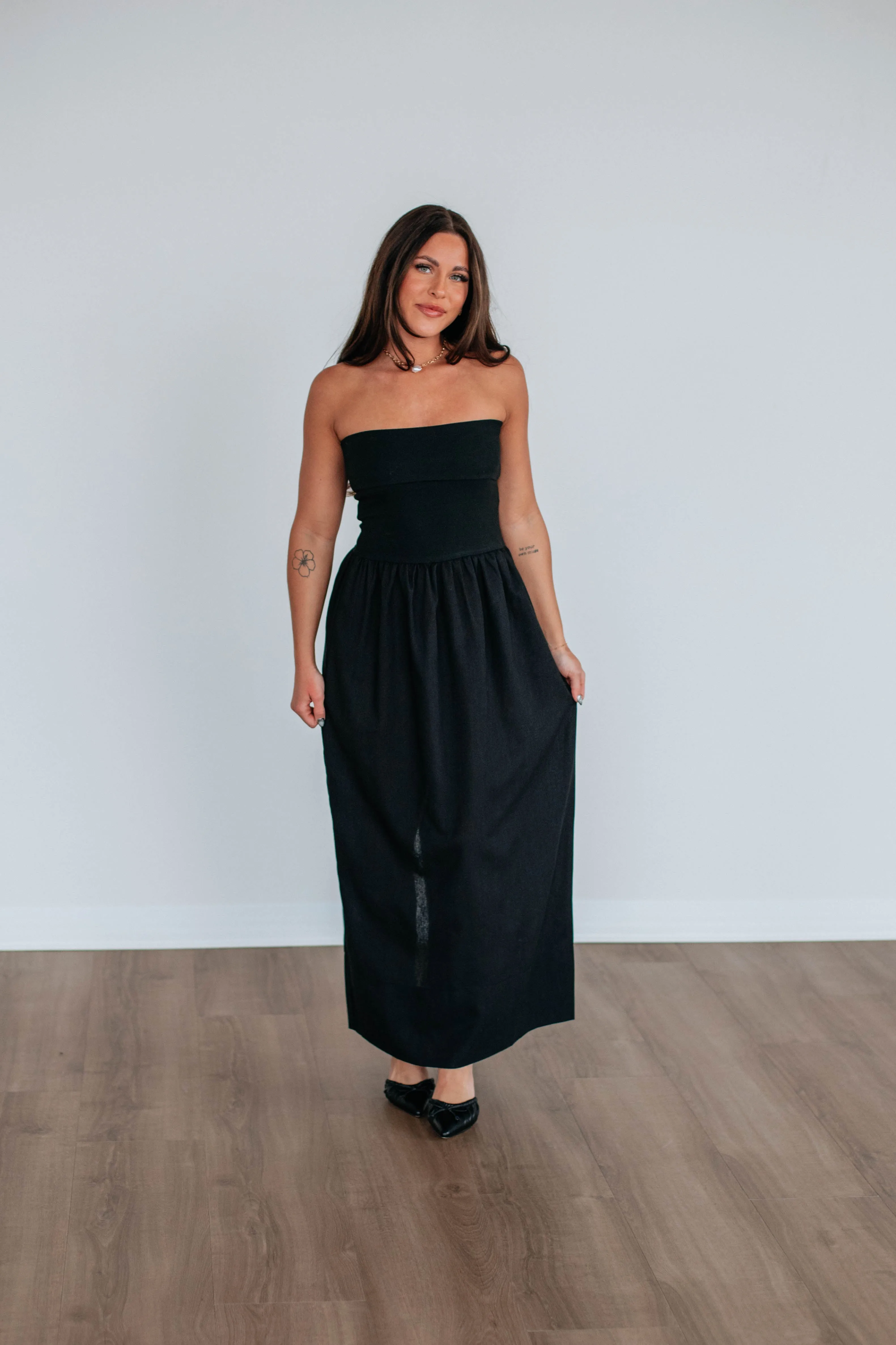 Hit The Resort Dress - Black sold by Wild Oak Boutique product image thumbnail 3