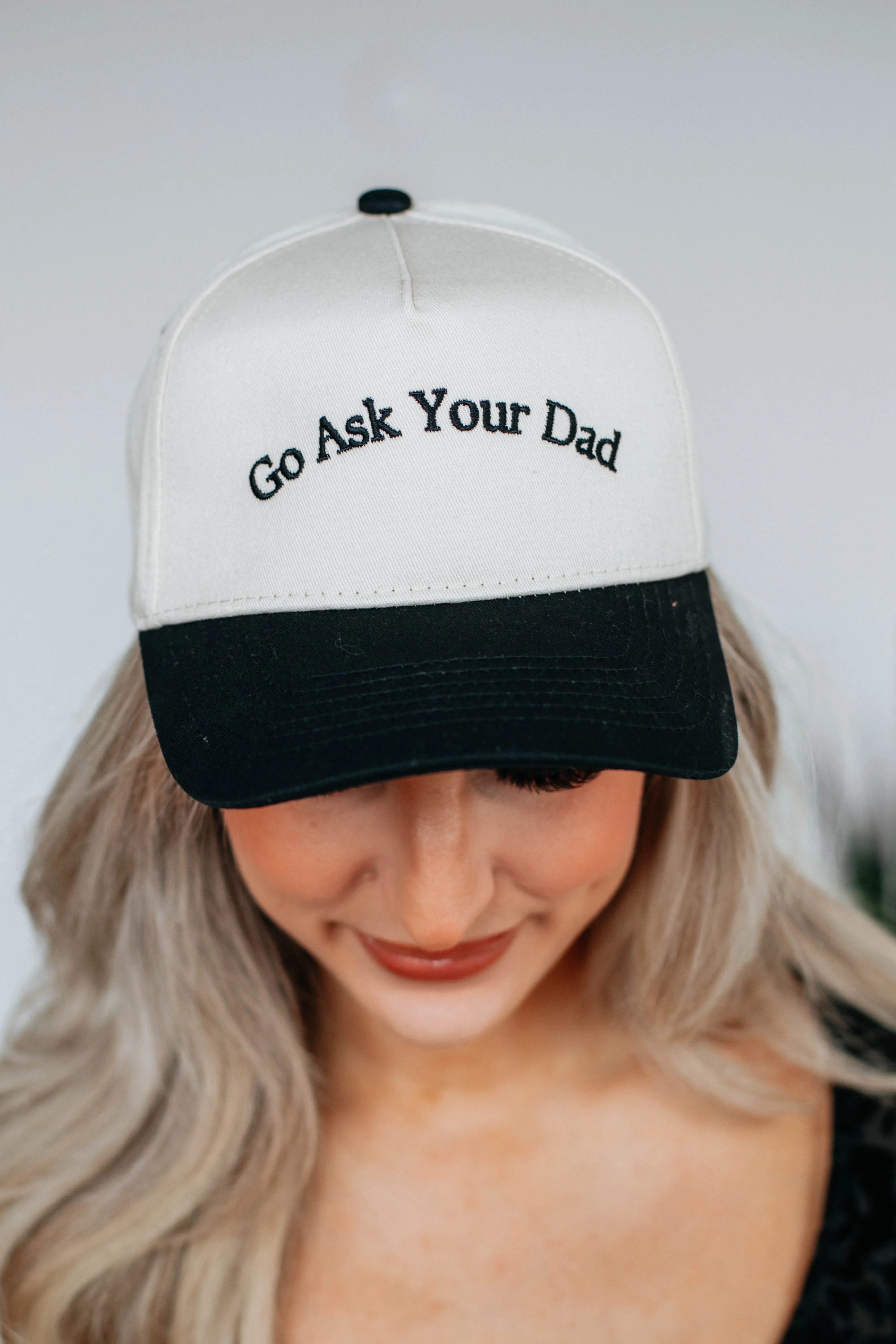 Go Ask Your Dad Trucker Hat sold by Wild Oak Boutique product image thumbnail 3