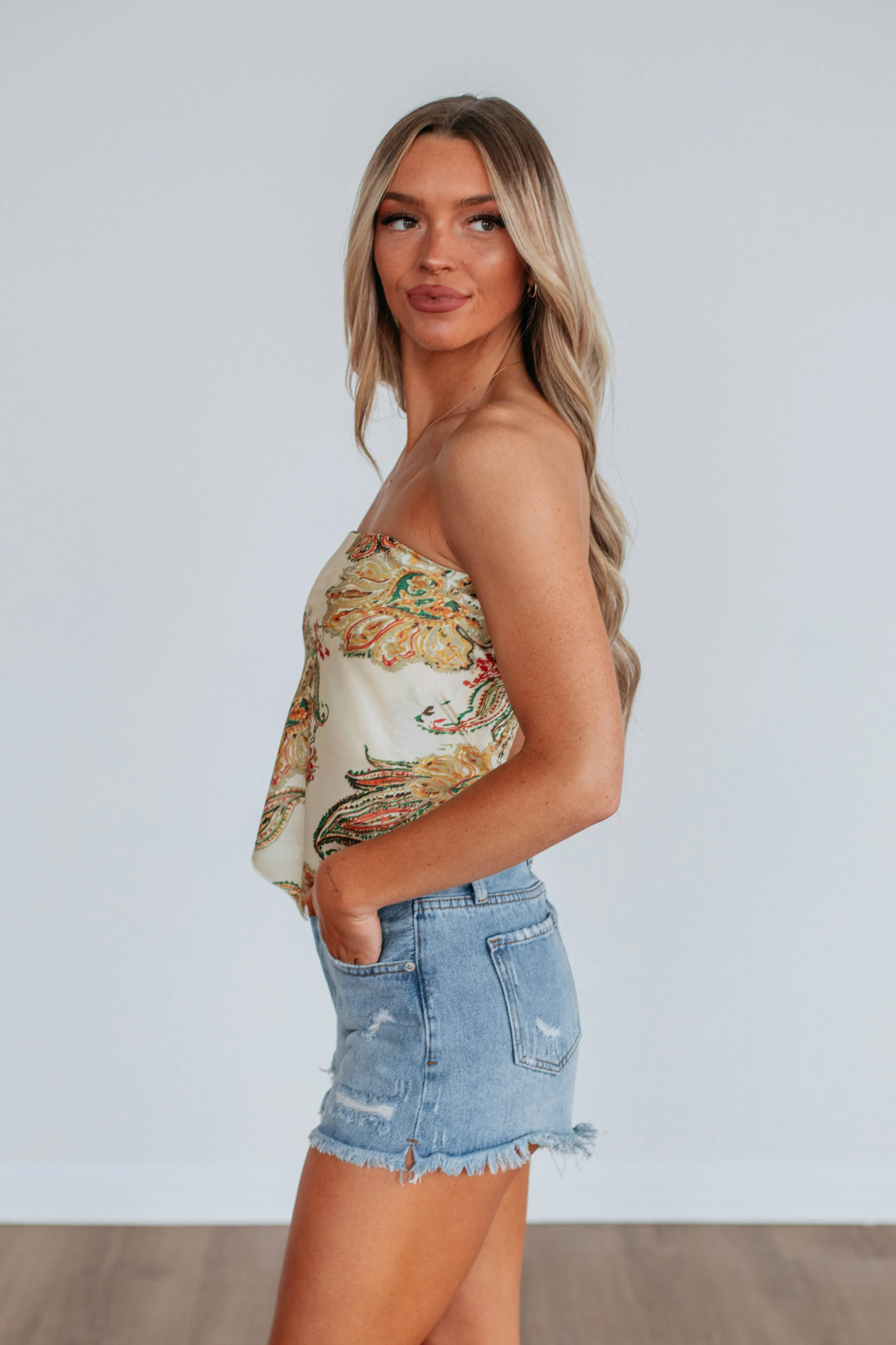 Irresistible Feelings Top - Natural sold by Wild Oak Boutique product image thumbnail 3