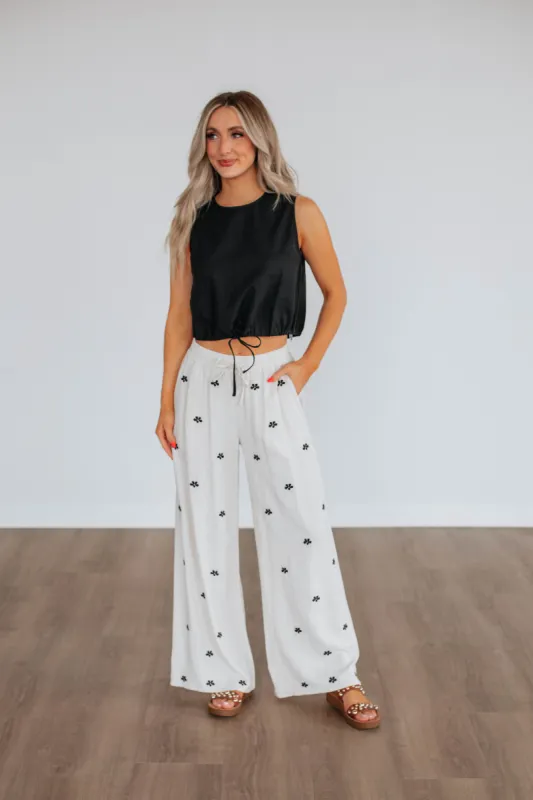 Brinley Linen Pants sold by Wild Oak Boutique