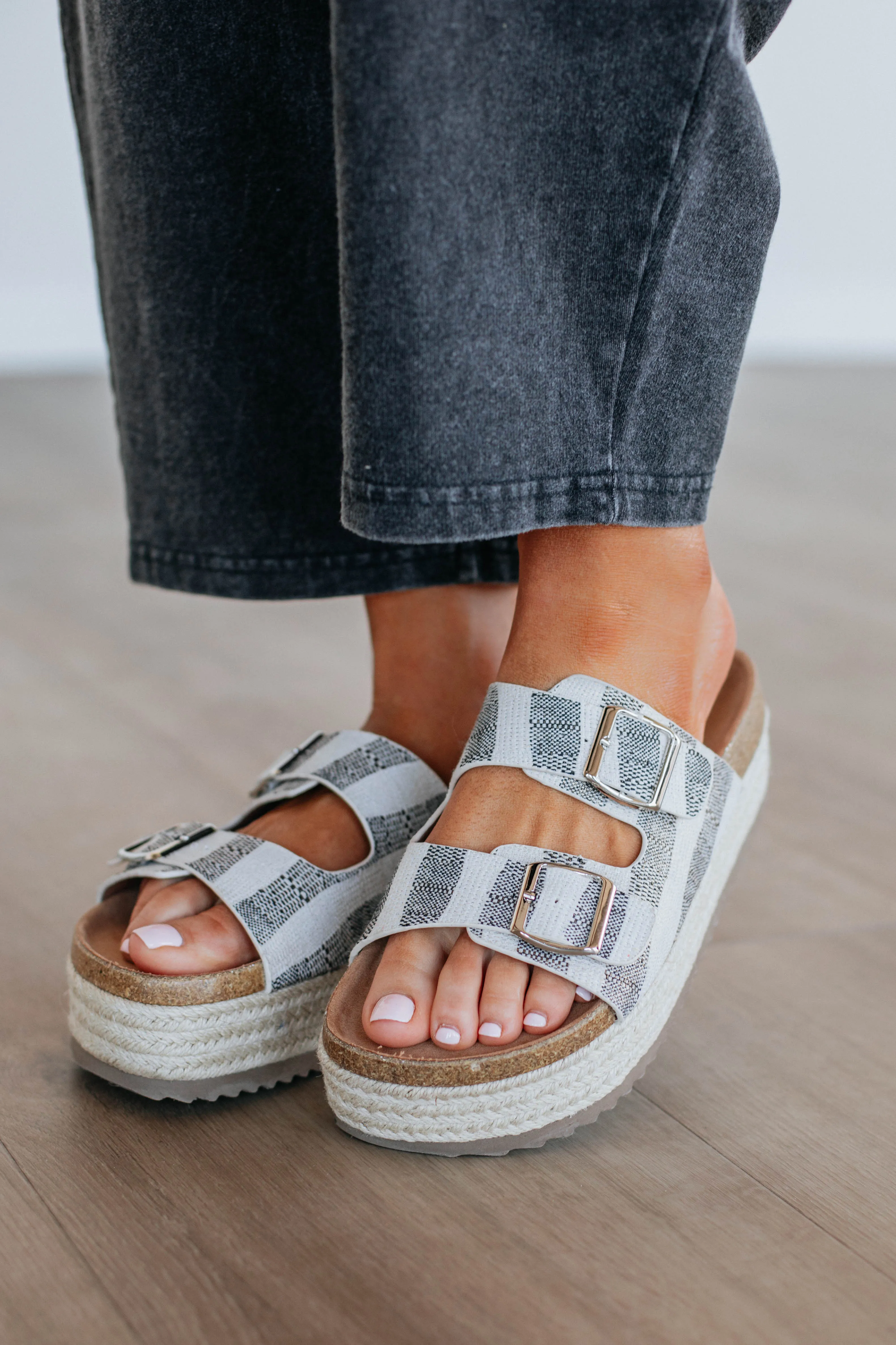 Effortless Edge Sandals sold by Wild Oak Boutique