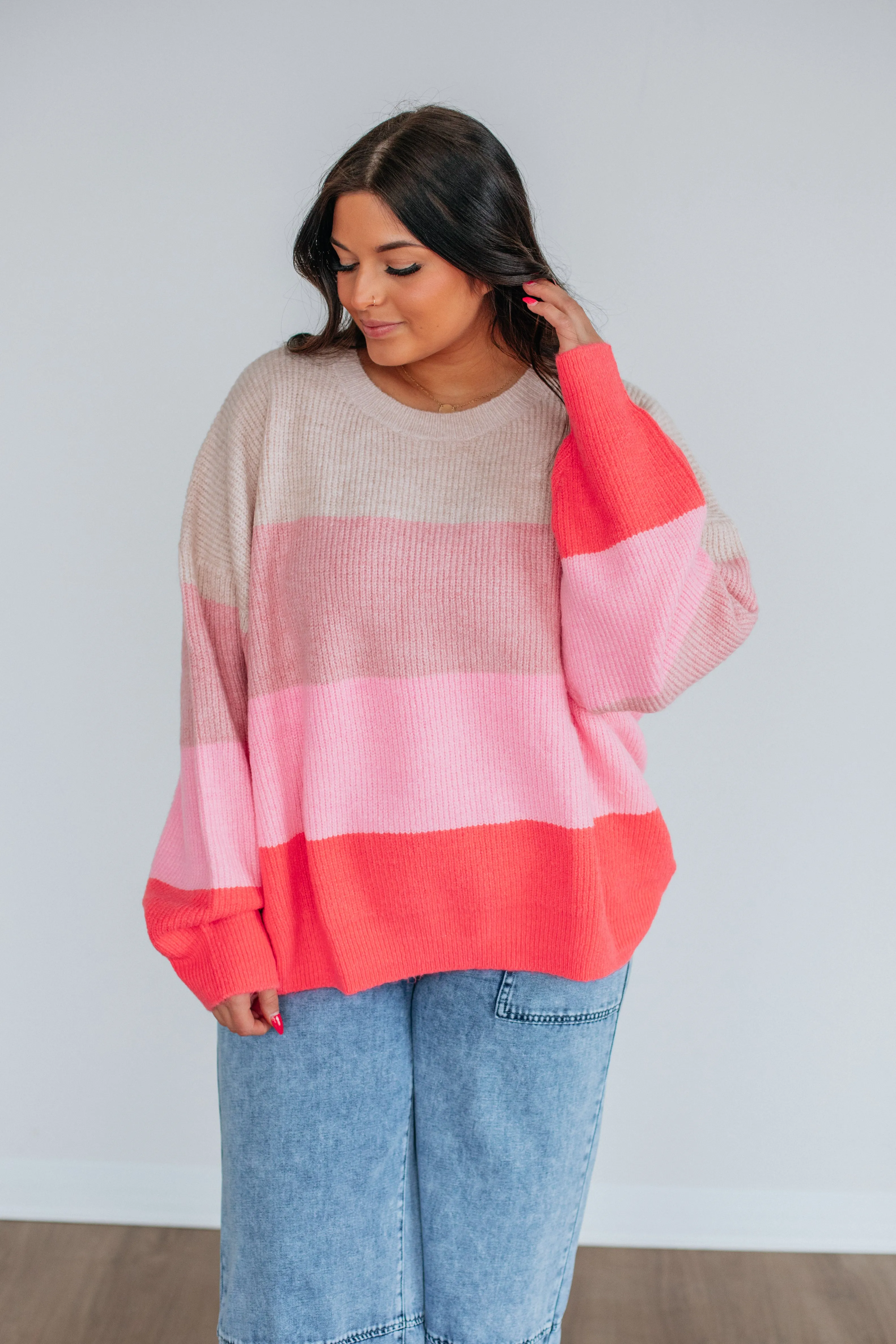 Annie Striped Sweater sold by Wild Oak Boutique