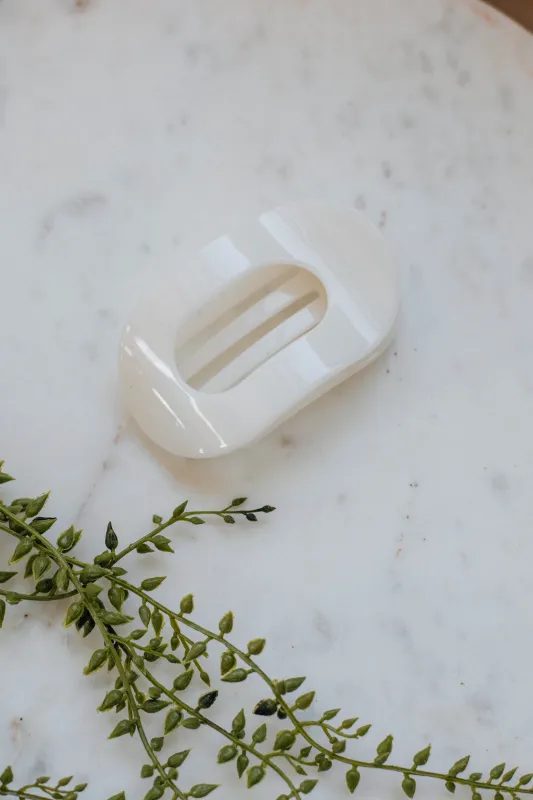 Lazy Days Hair Clip - Ivory sold by Wild Oak Boutique