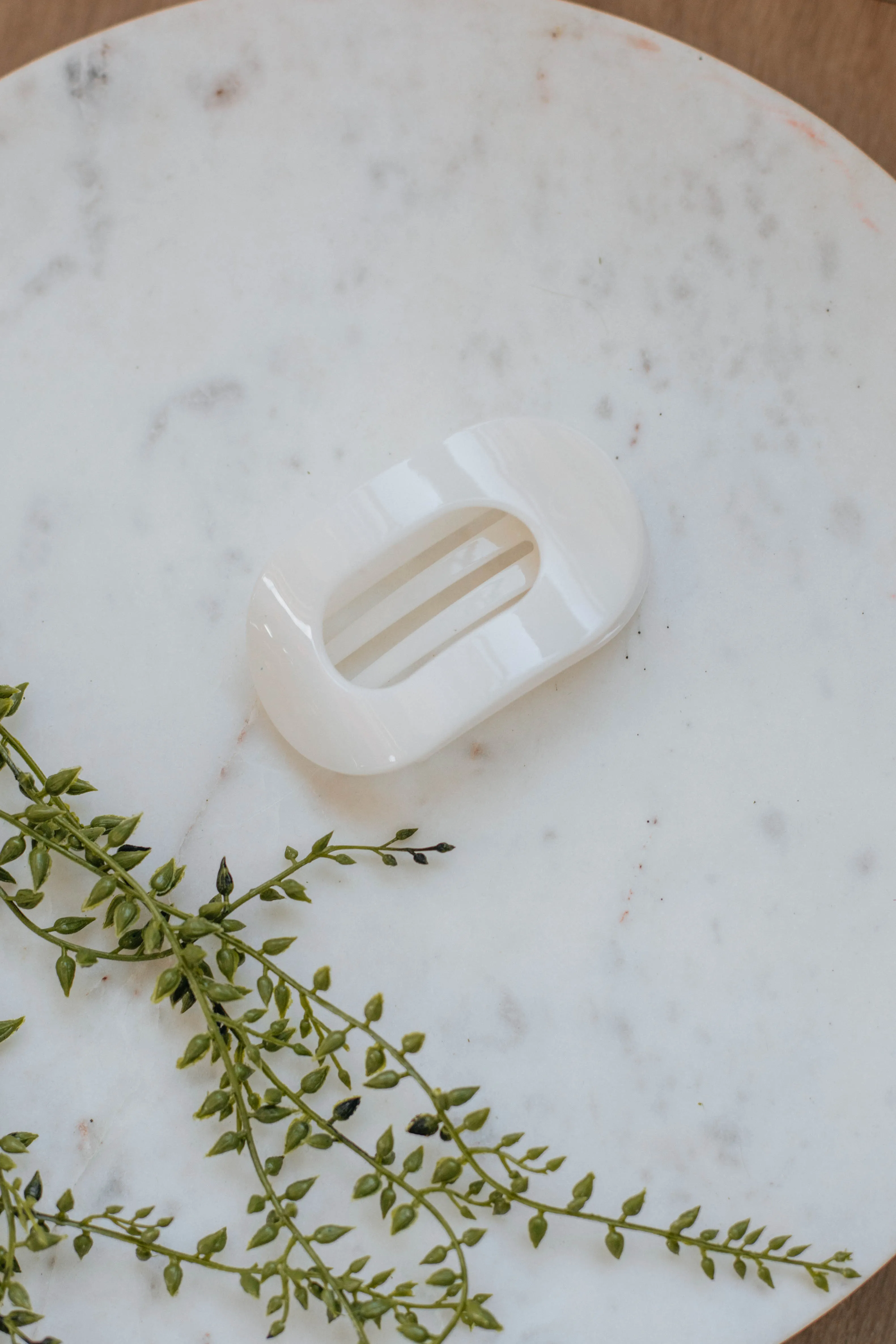 Lazy Days Hair Clip - Ivory sold by Wild Oak Boutique product image thumbnail 2