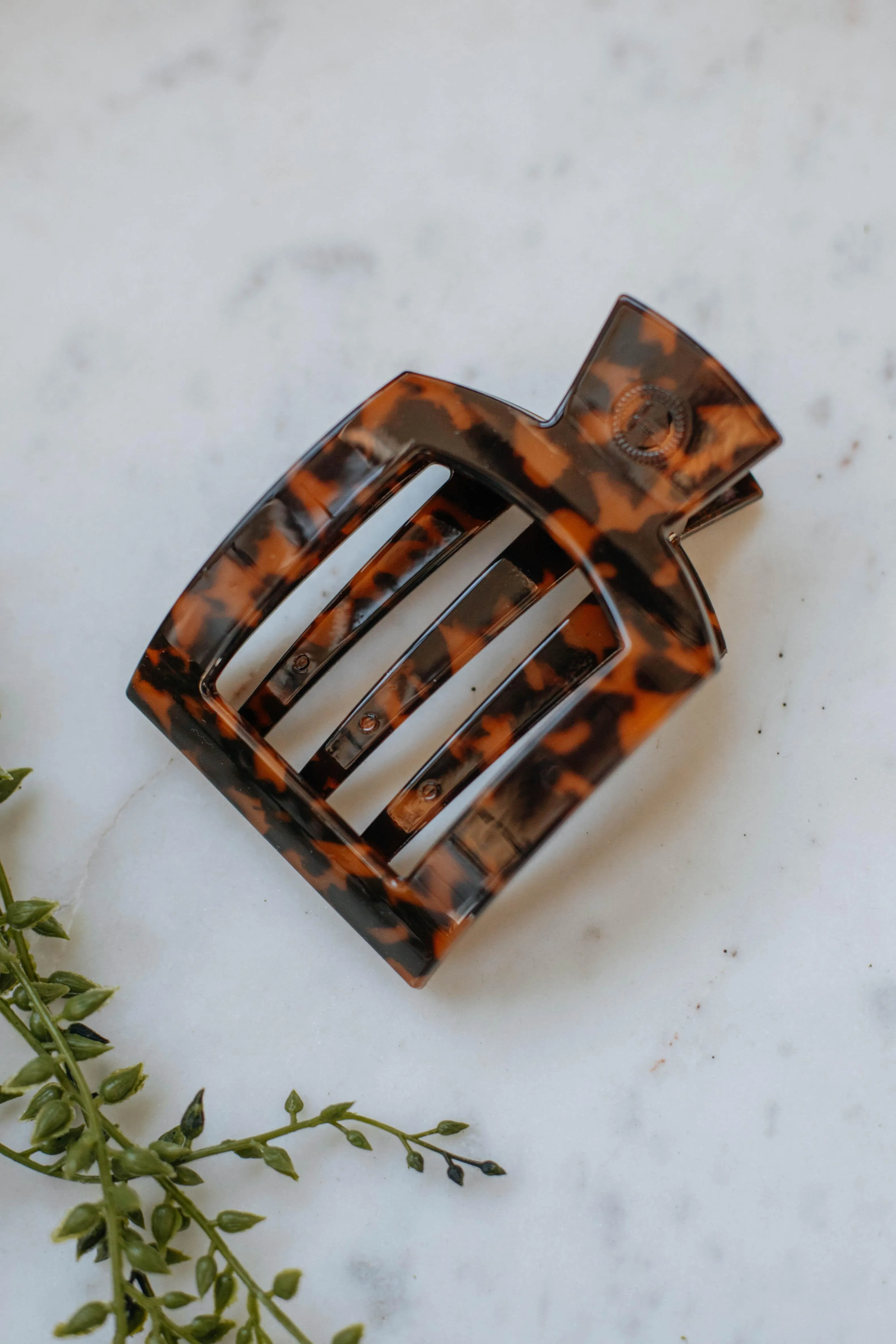 Elevated Essential Hair Clip - Tortoise sold by Wild Oak Boutique product image thumbnail 2