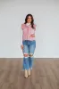 Nikki Denim Top sold by Wild Oak Boutique