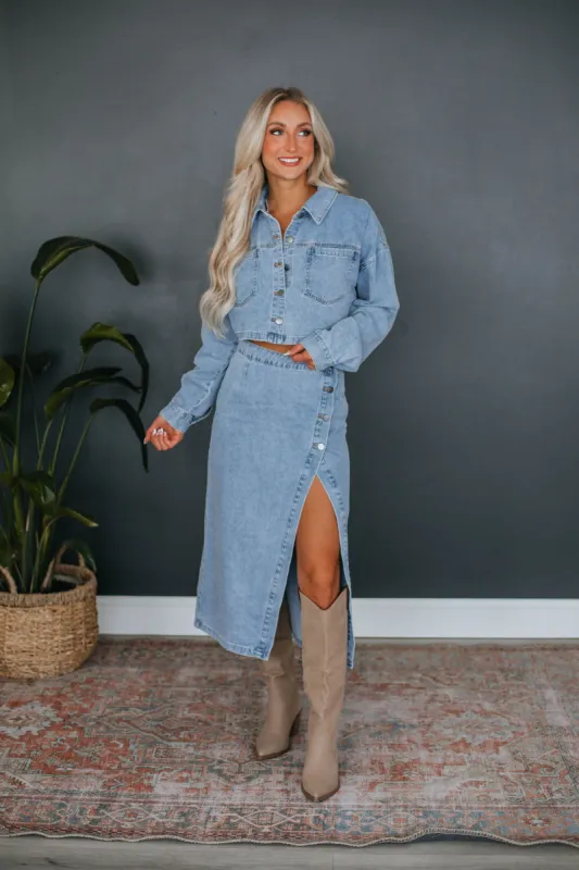 Crosby Denim Set sold by Wild Oak Boutique