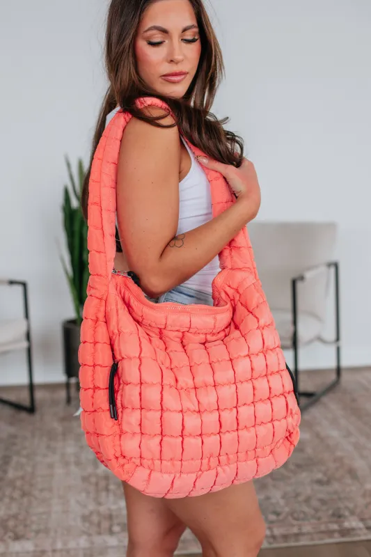 On DND Quilted Bag - Coral made by Katydid