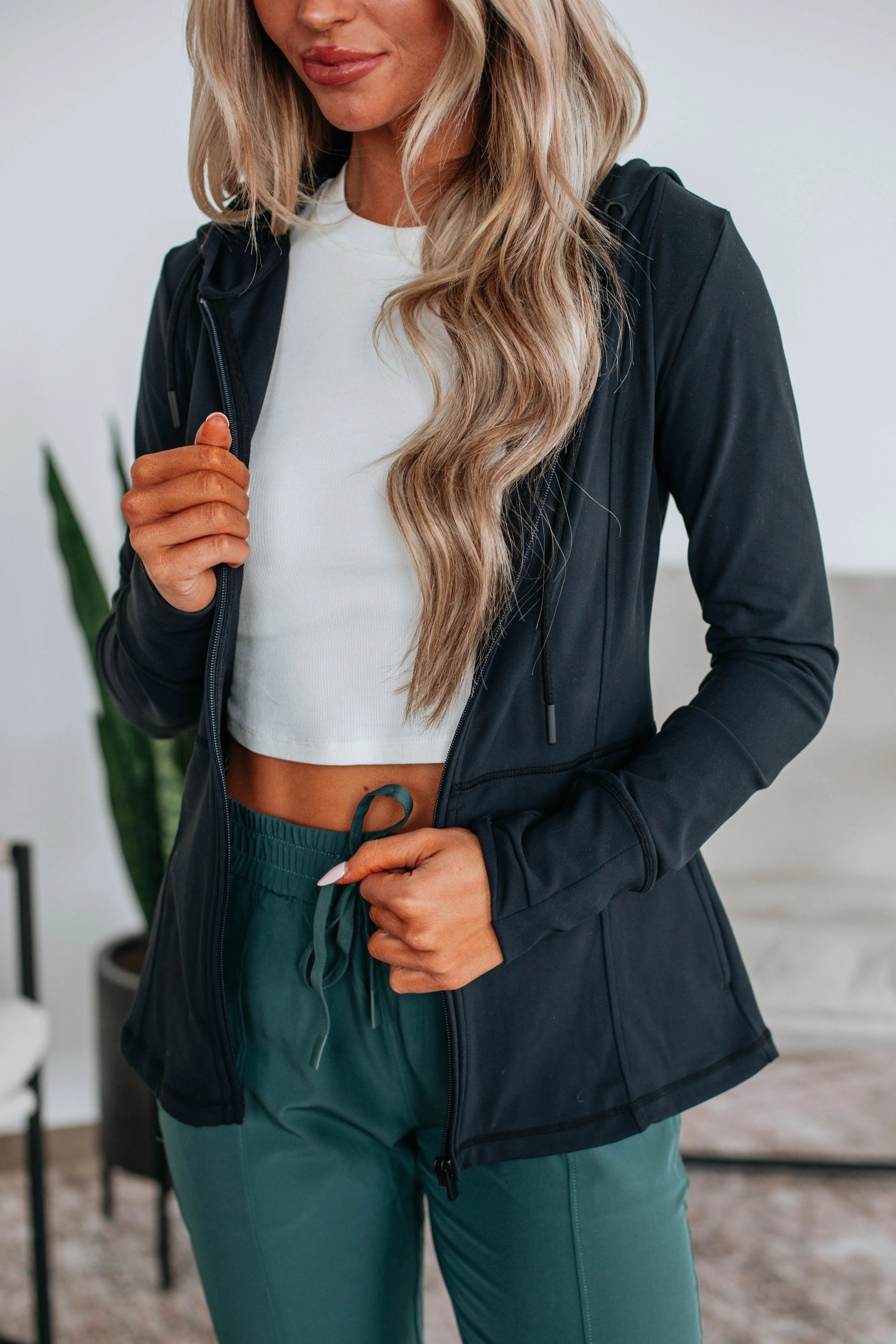 Crystal Active Jacket - Black sold by Wild Oak Boutique