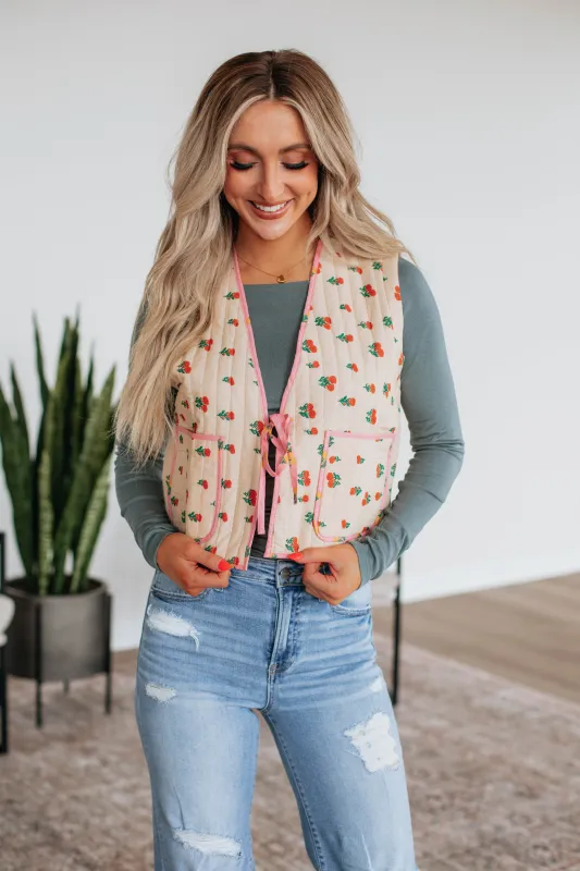 Sydnie Quilted Vest sold by Wild Oak Boutique