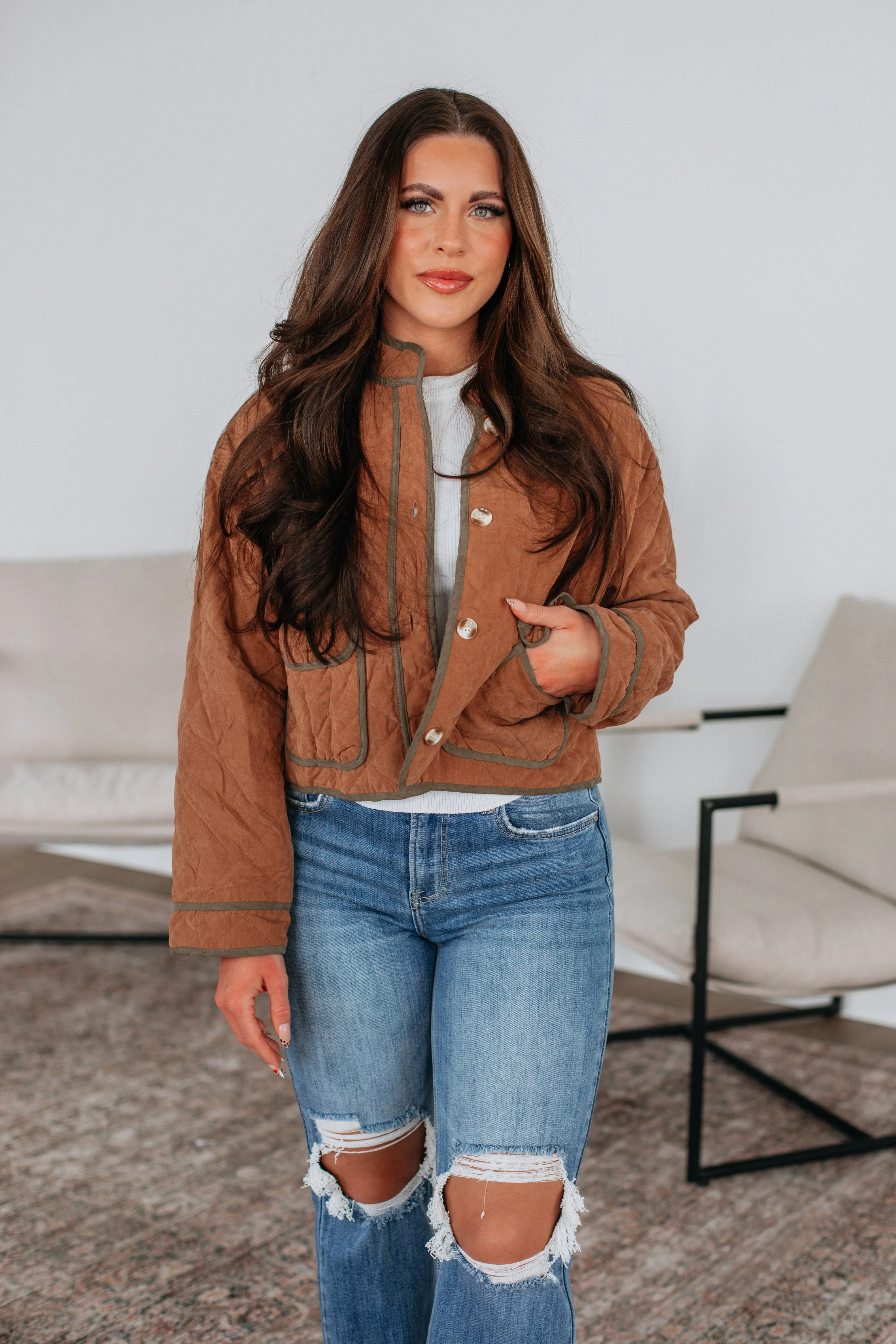 Joanne Quilted Jacket sold by Wild Oak Boutique product image thumbnail 3