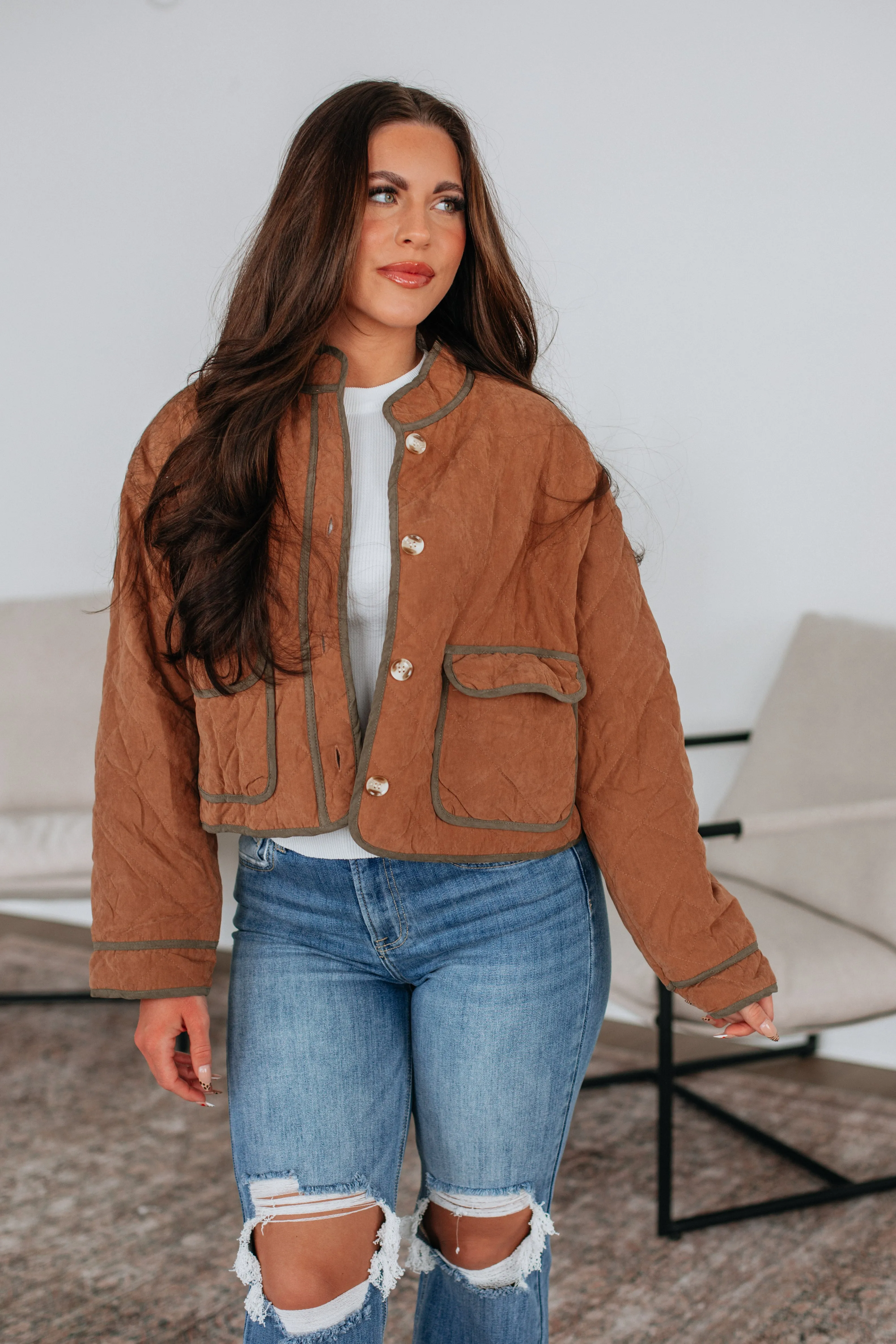 Joanne Quilted Jacket sold by Wild Oak Boutique