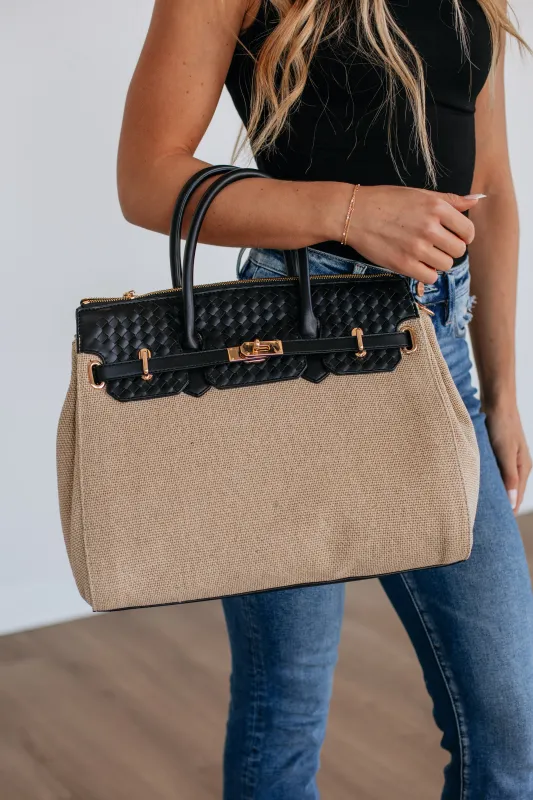 Delmore Handbag - Black Mix sold by Wild Oak Boutique