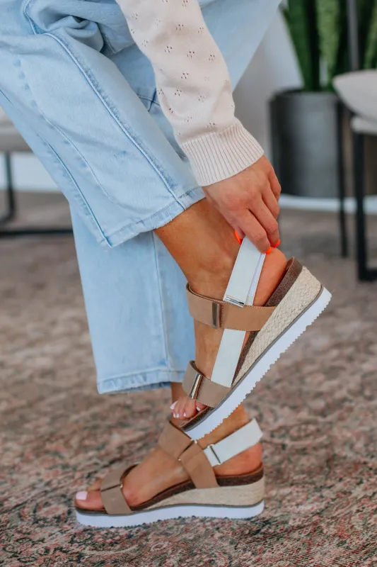 Effortless Approach Sandals - Tan Mix sold by Wild Oak Boutique