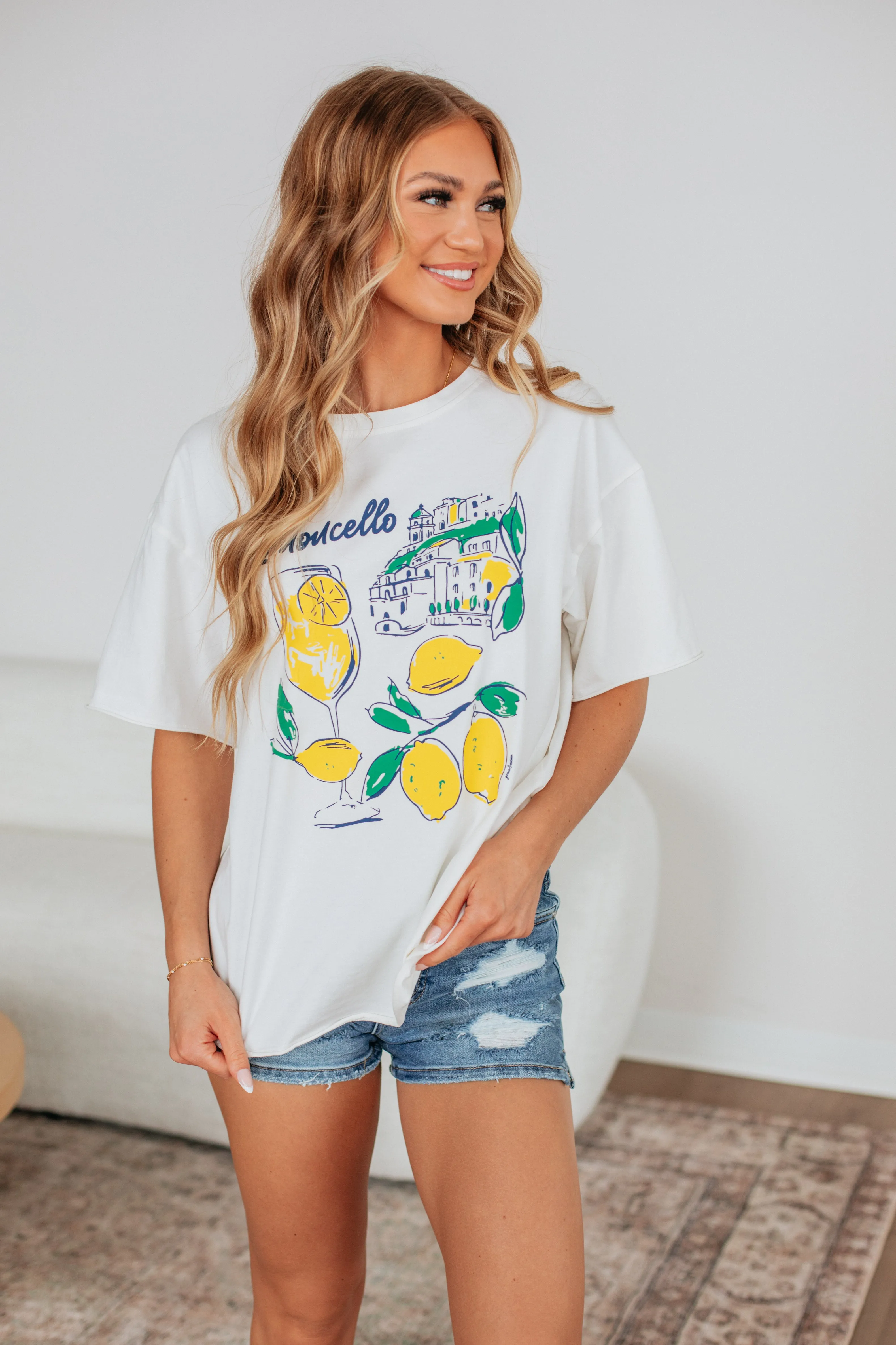 Limoncello Graphic Tee sold by Wild Oak Boutique