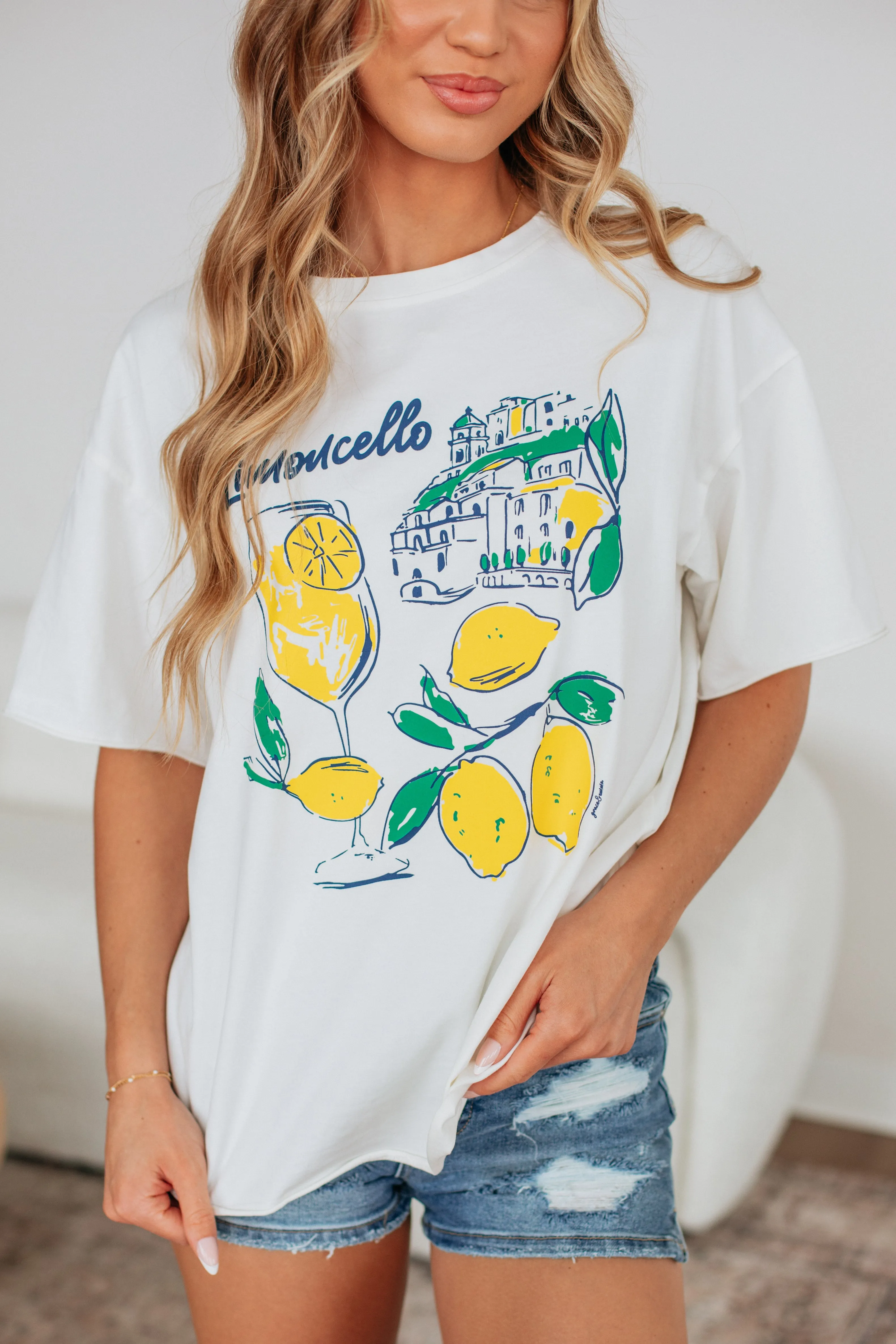 Limoncello Graphic Tee sold by Wild Oak Boutique product image thumbnail 2