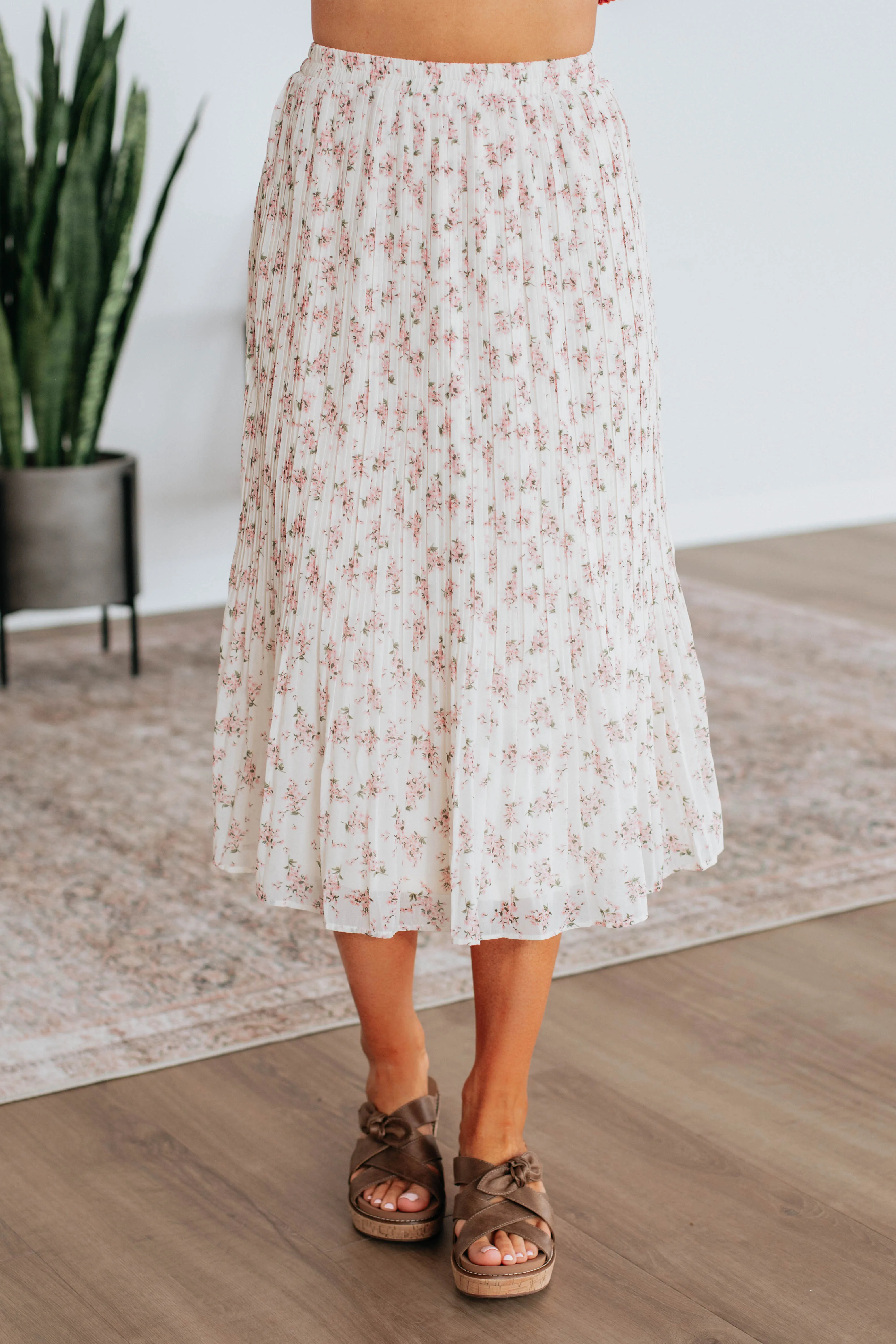 Lauralee Floral Skirt sold by Wild Oak Boutique