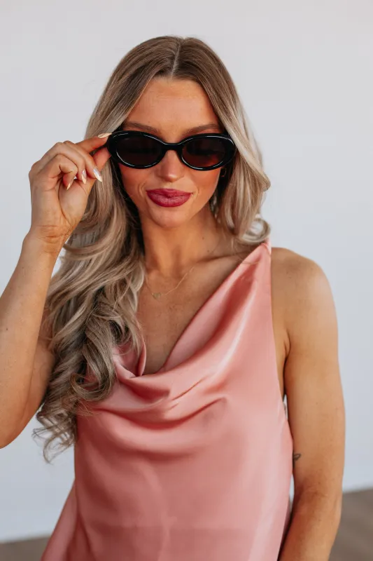 Sunnier Scenes Sunglasses - Black sold by Wild Oak Boutique