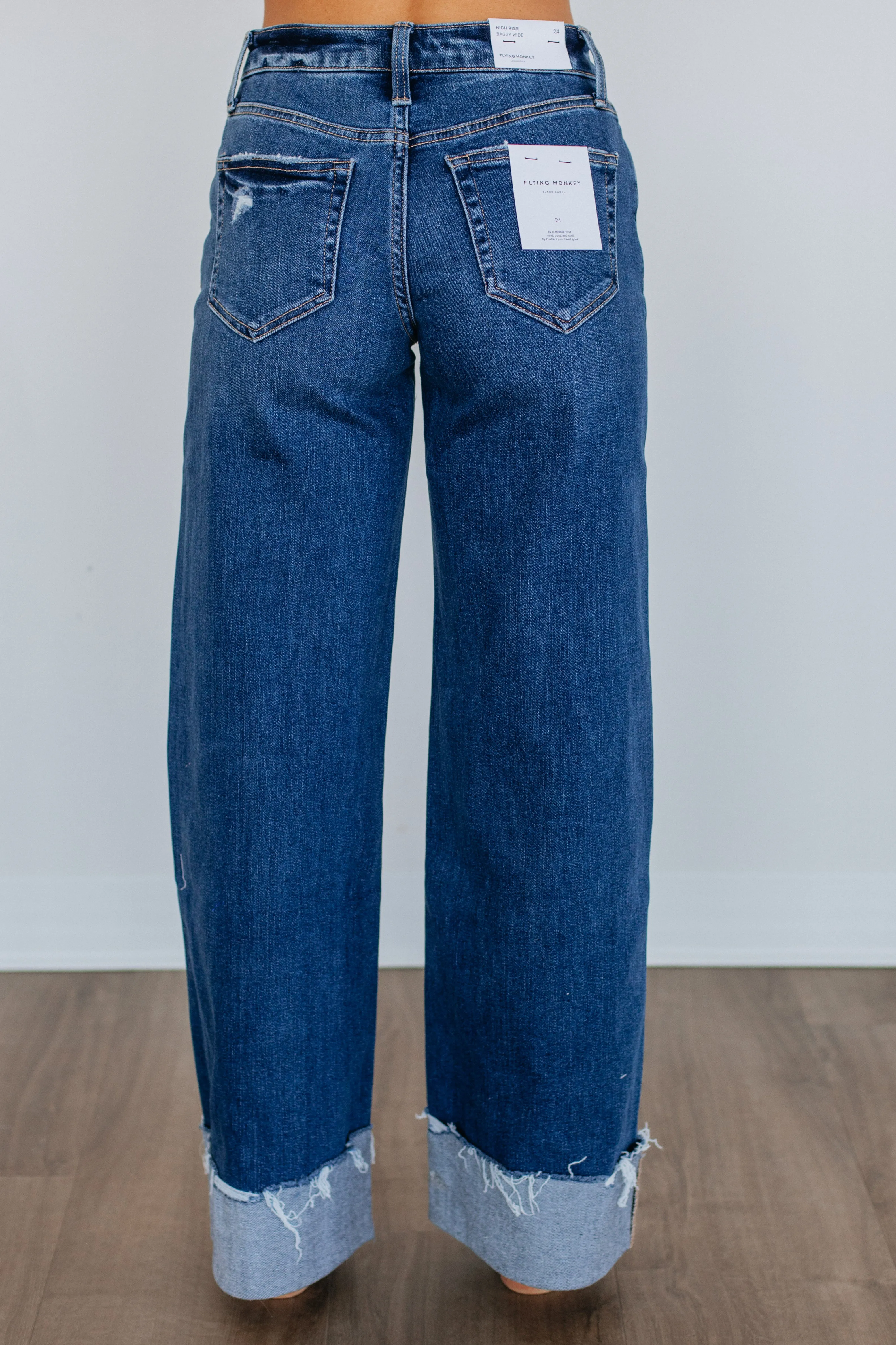 Prestyn Flying Monkey Jeans sold by Wild Oak Boutique product image thumbnail 4