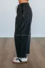 Making Things Right Pants - Vintage Black sold by Wild Oak Boutique