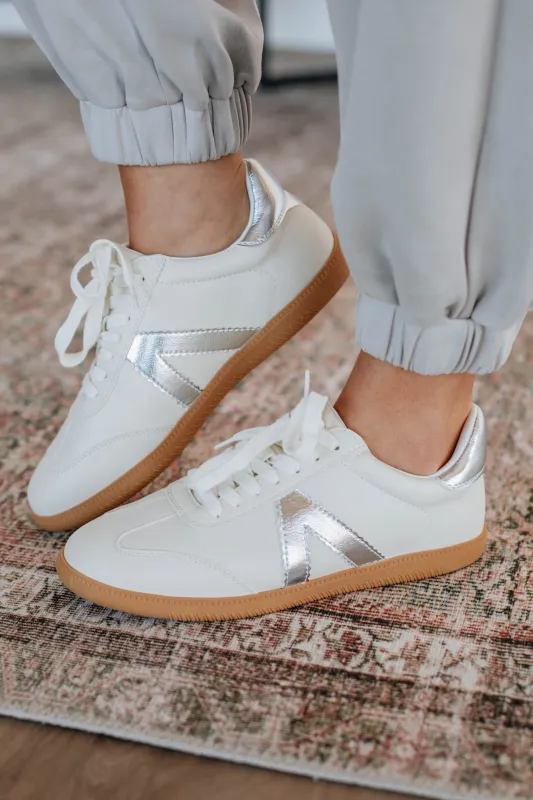 Can't Be Bothered Sneakers - Cream sold by Wild Oak Boutique