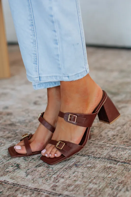 Night Out Heels - Chocolate sold by Wild Oak Boutique