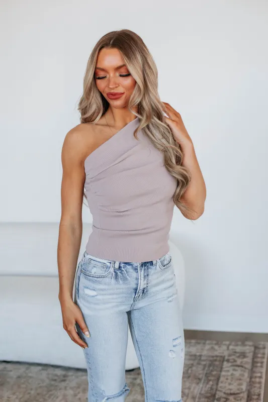 Cielle Top - Taupe sold by Wild Oak Boutique