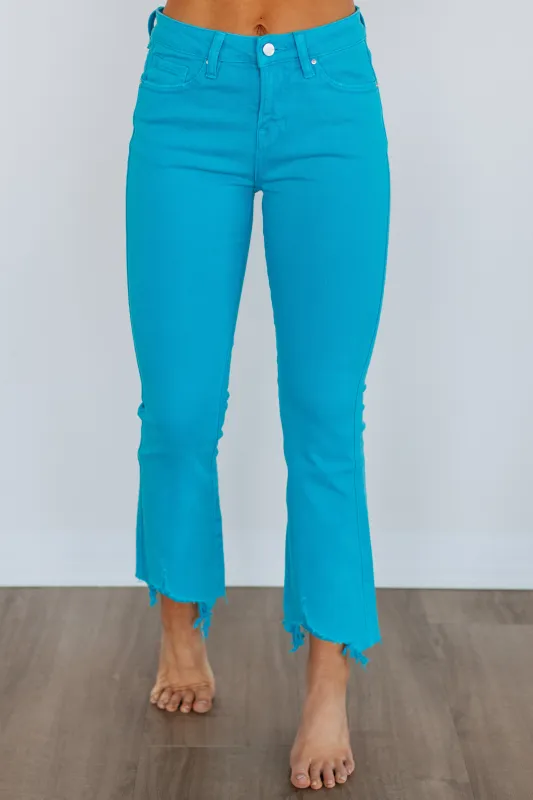 Emberly Mica Jeans - Cerulean sold by Wild Oak Boutique