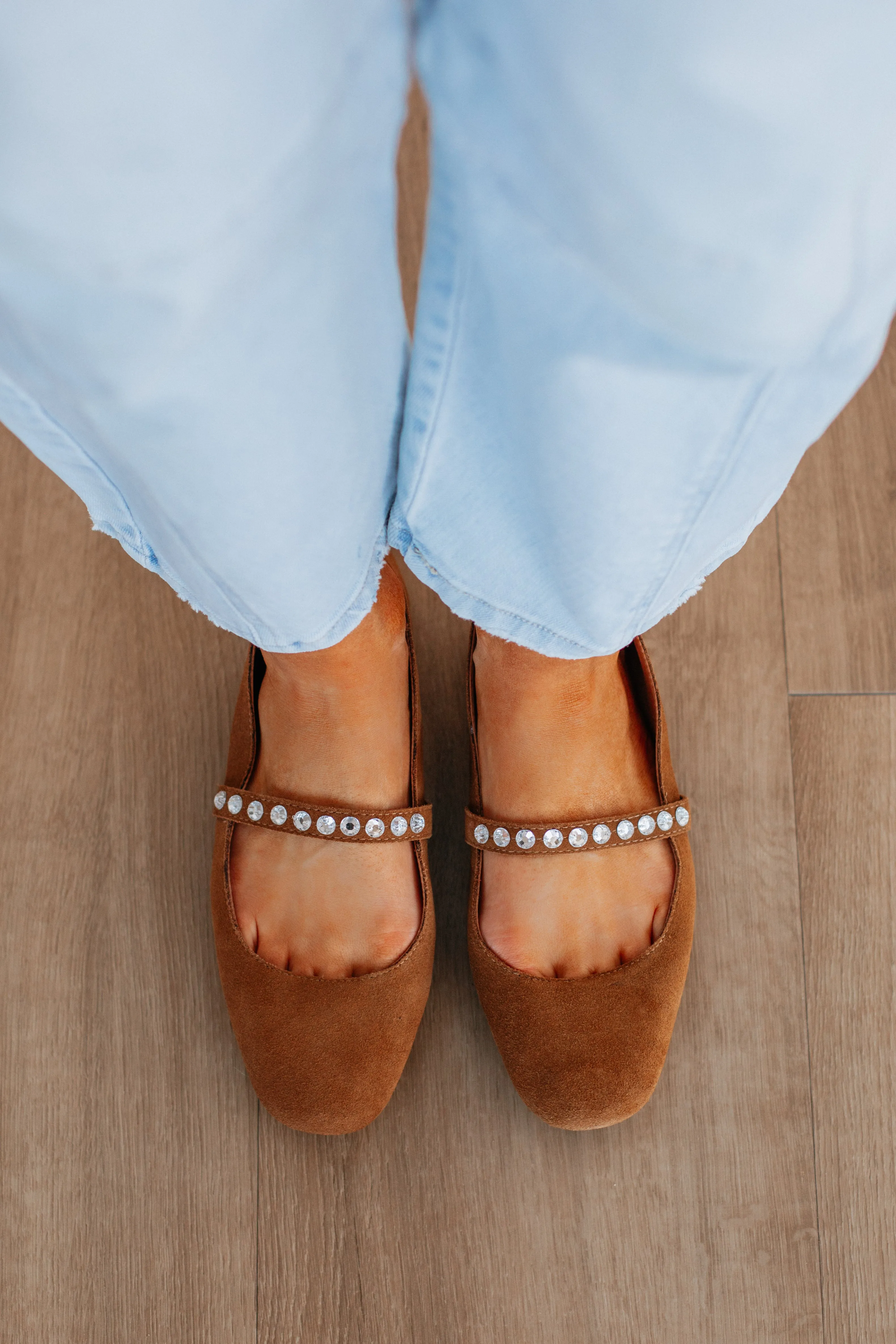 Setting Things Straight Ballet Flats - Mocha sold by Wild Oak Boutique product image thumbnail 2