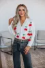 Very Cherry Cardigan sold by Wild Oak Boutique
