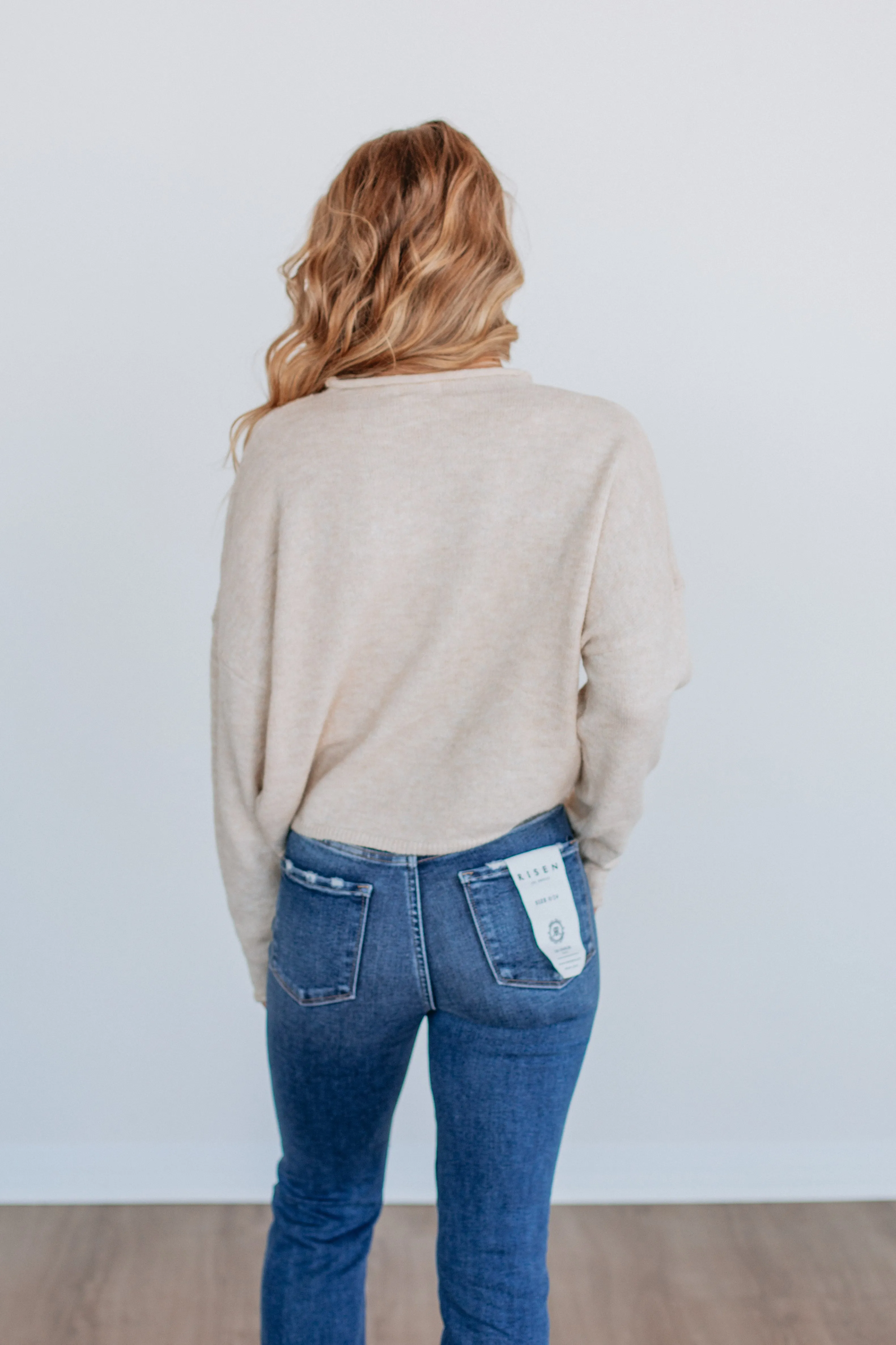 Brooke Cardigan - Natural sold by Wild Oak Boutique product image thumbnail 5