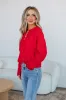 Brooke Cardigan - Dusty Red sold by Wild Oak Boutique