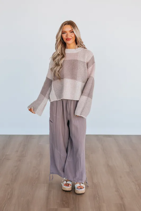 Unexpected Feelings Pants - Latte sold by Wild Oak Boutique